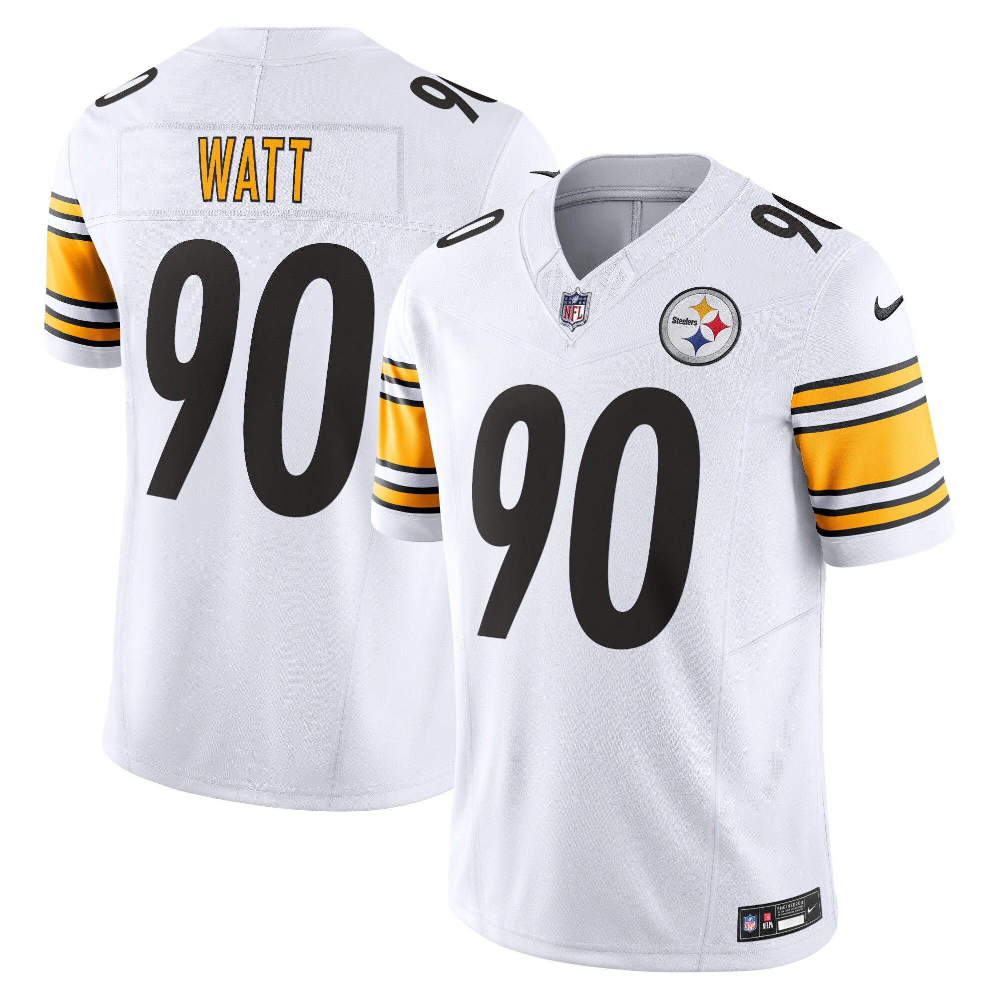 T.J. Watt Pittsburgh Steelers  Vapor F.U.S.E. Limited Jersey - White