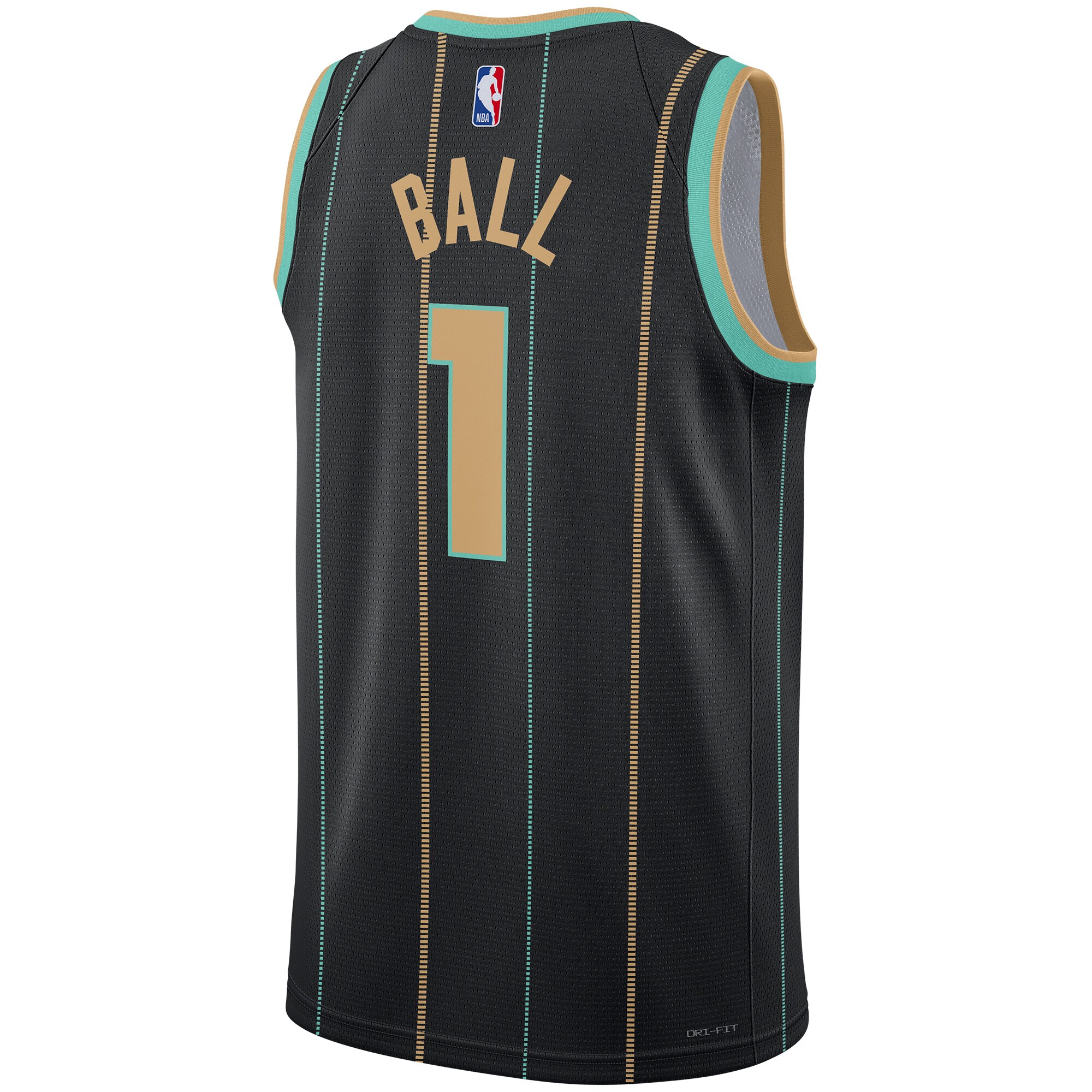 LaMelo Ball Charlotte Hornets  Brand Unisex 2022/23 Swingman Jersey - City Edition - Black