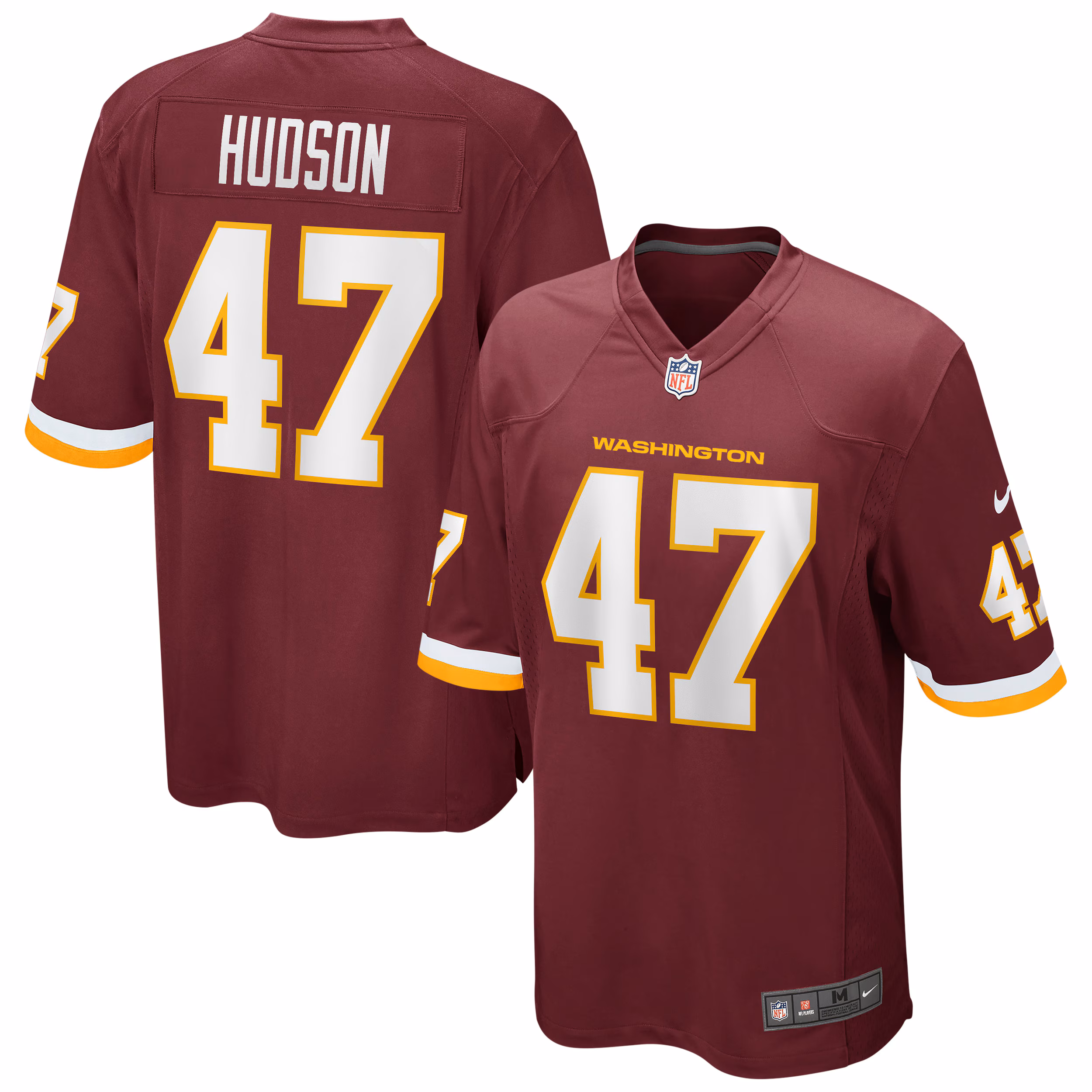Khaleke Hudson Washington Football Team Game Player Jersey - Burgundy