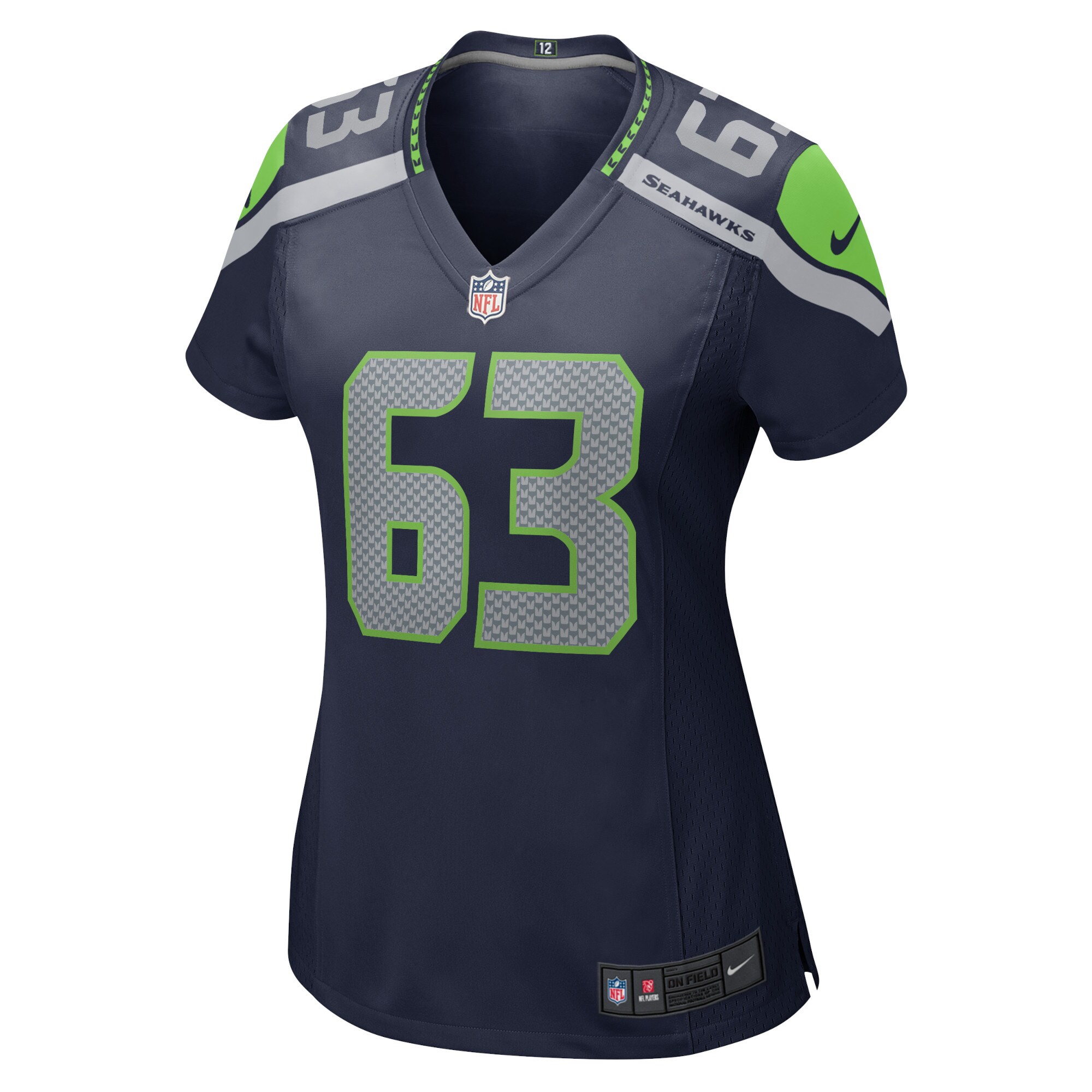 Austin Blythe Seattle Seahawks  Women's Game Jersey - College Navy