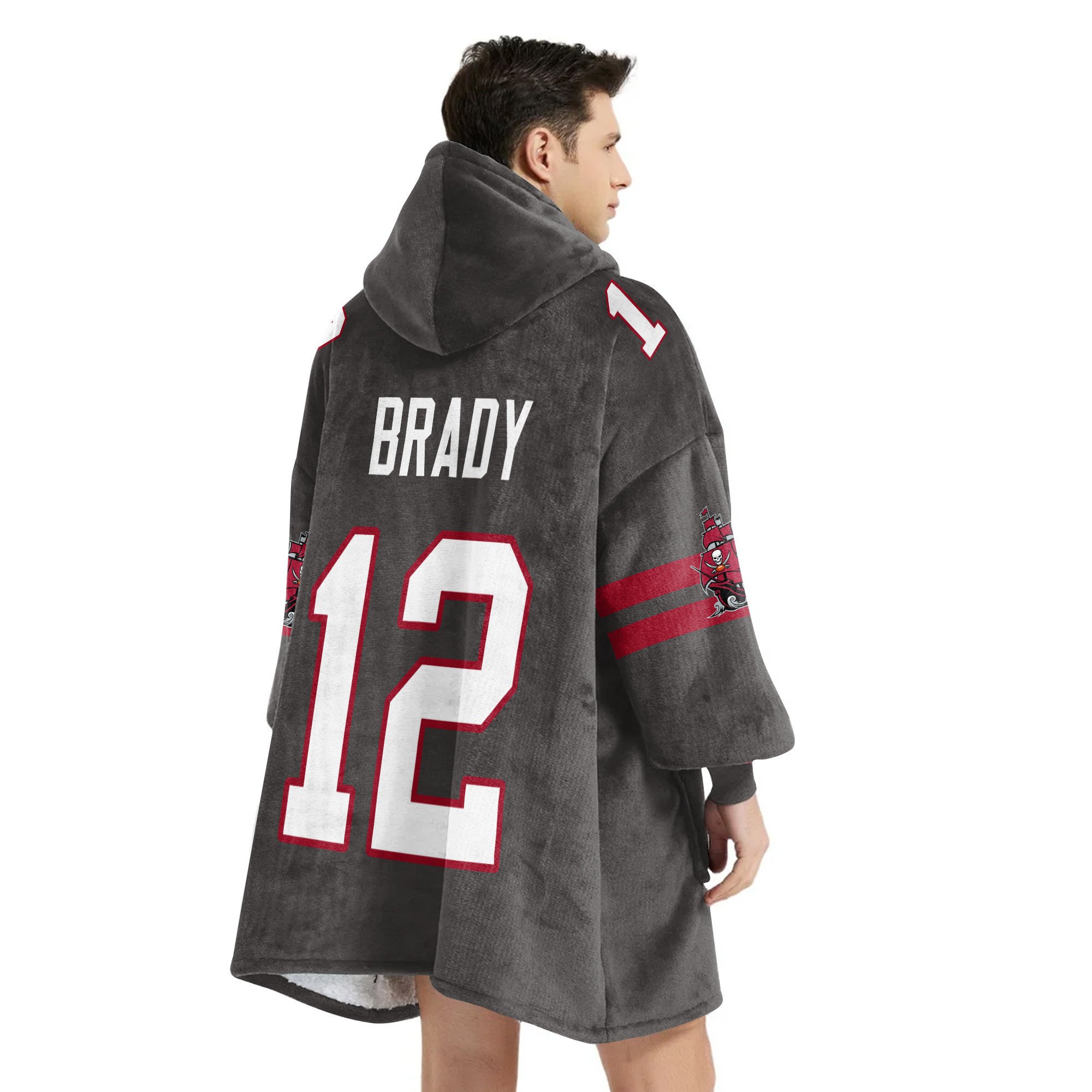 Adult 12 Tampa Bay Football Unisex Blanket Hoodie