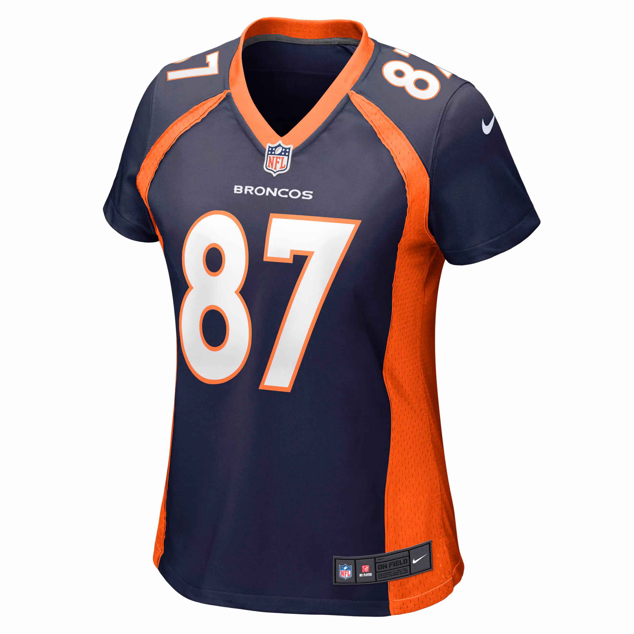 Ed McCaffrey Denver Broncos Women's Game Retired Player Jersey - Orange