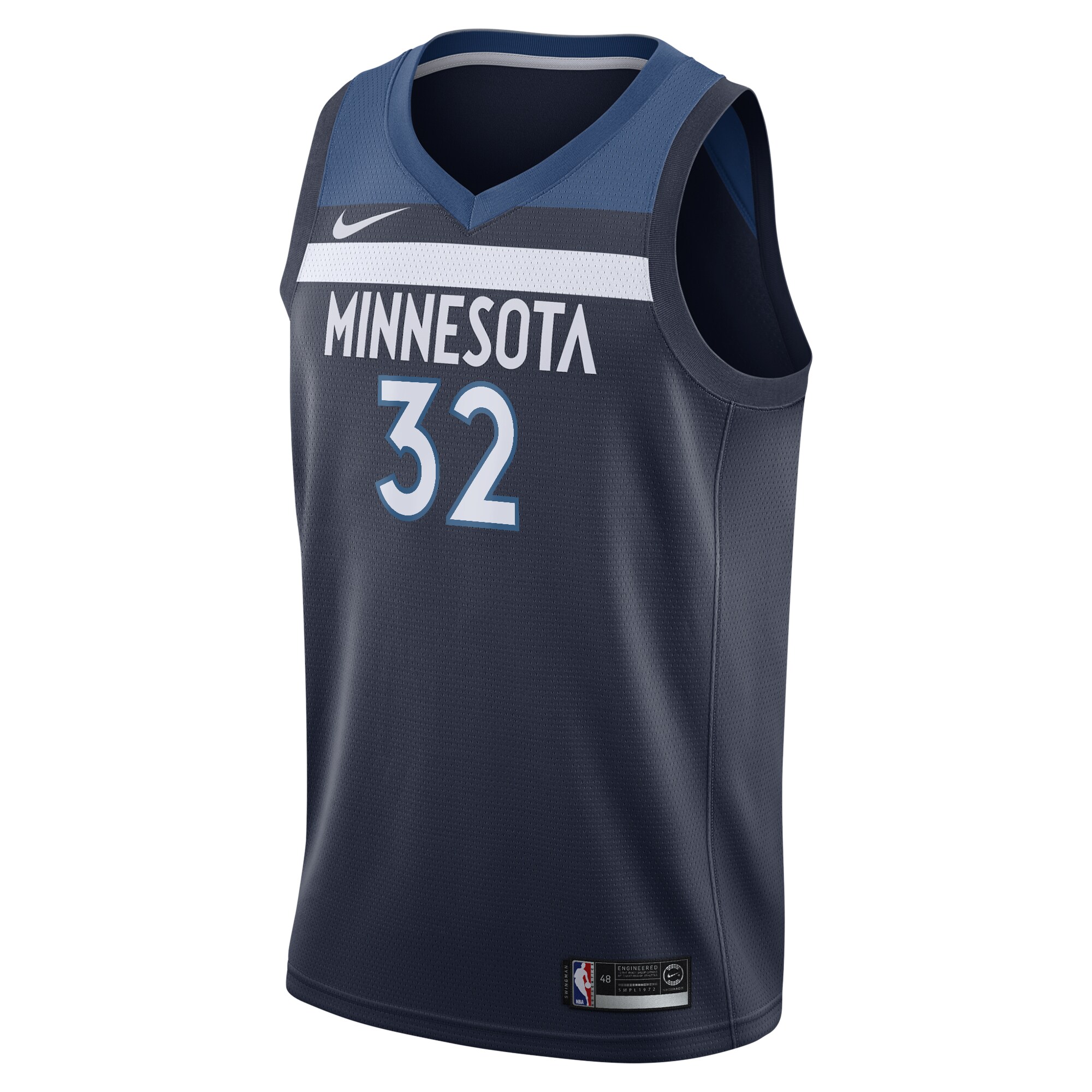 Karl-Anthony Towns Minnesota Timberwolves 2021/22 Diamond Swingman Jersey - Icon Edition - Navy
