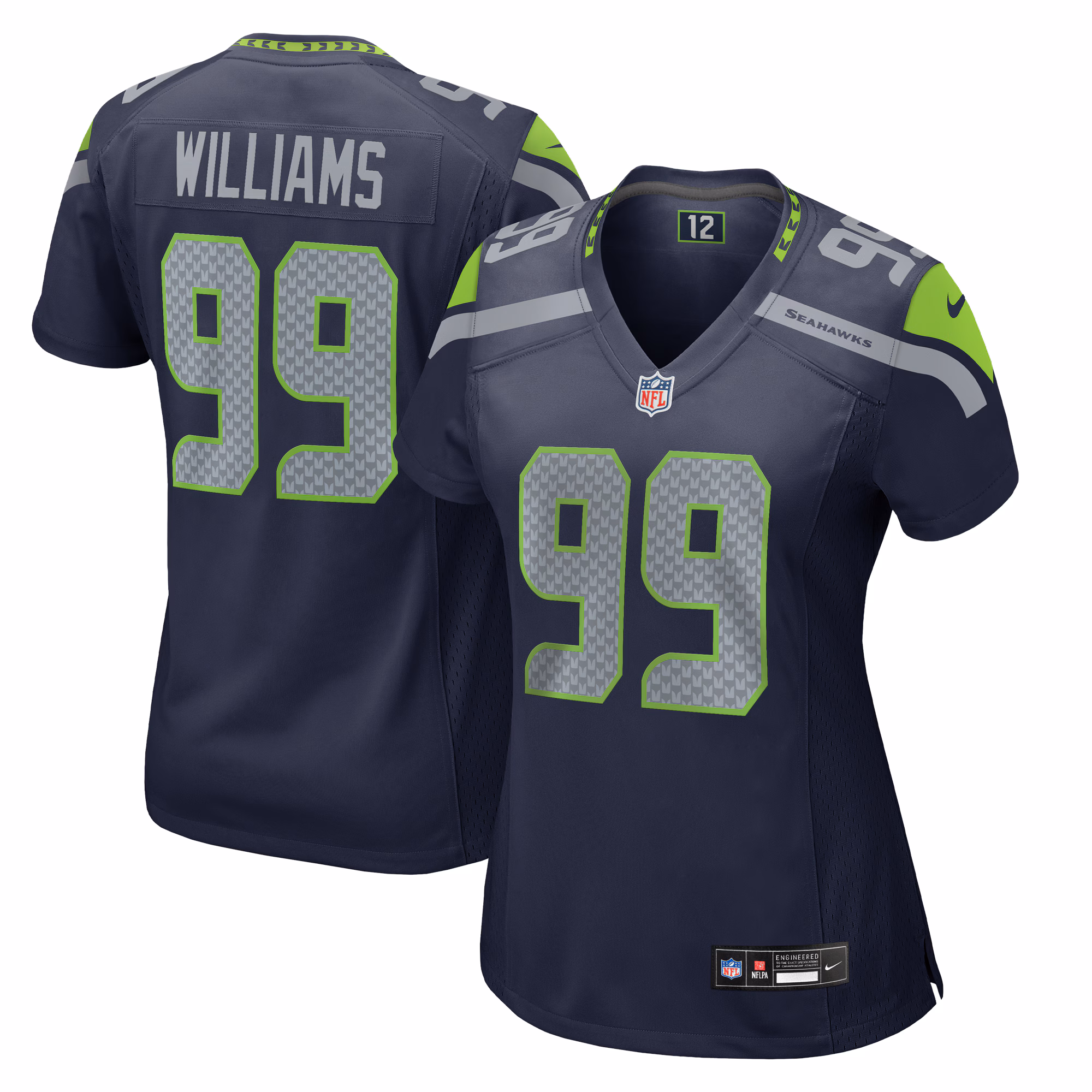 Leonard Williams Seattle Seahawks Women's  Game Jersey - College Navy