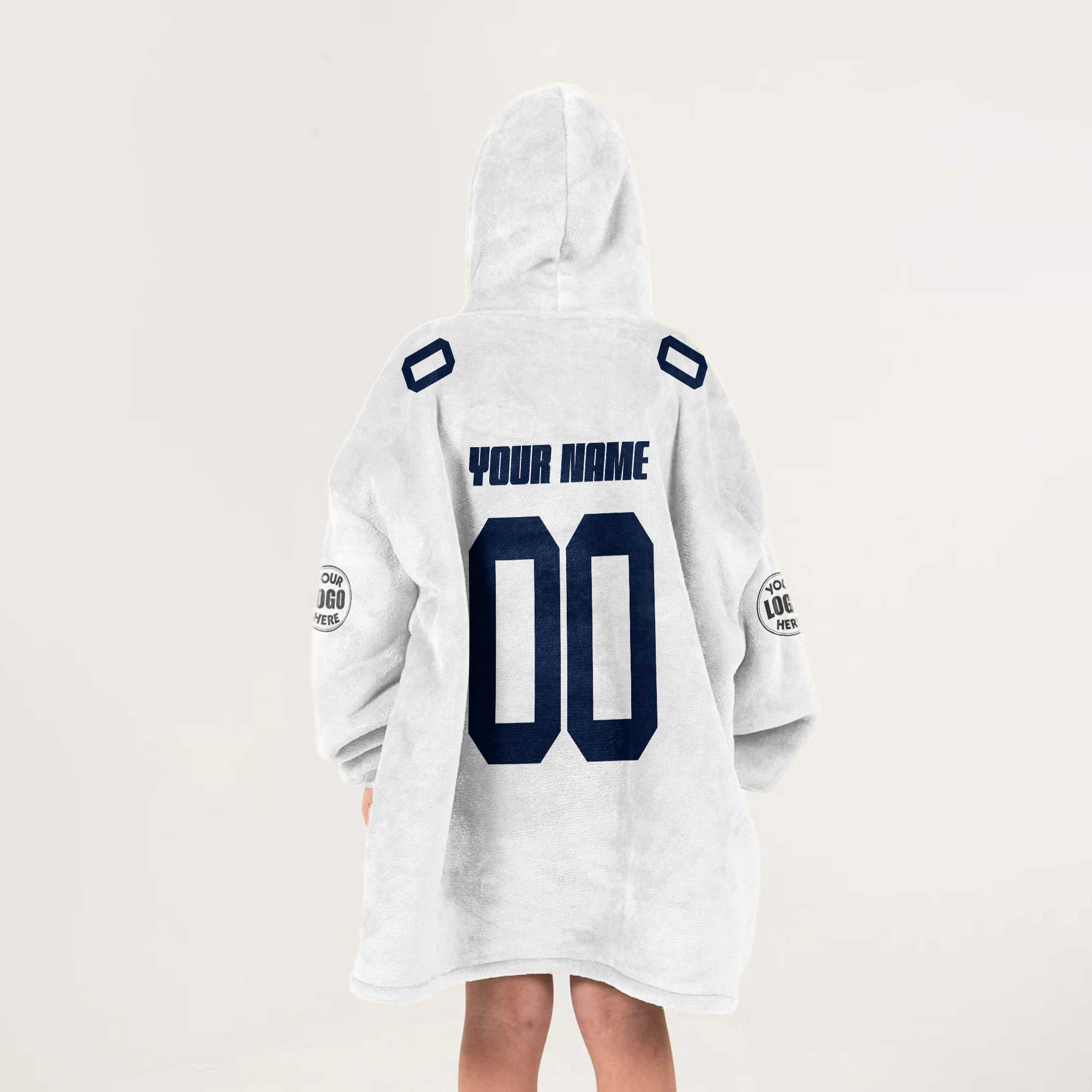 Adult Custom Blanket Hoodie Penn State Inspired Color