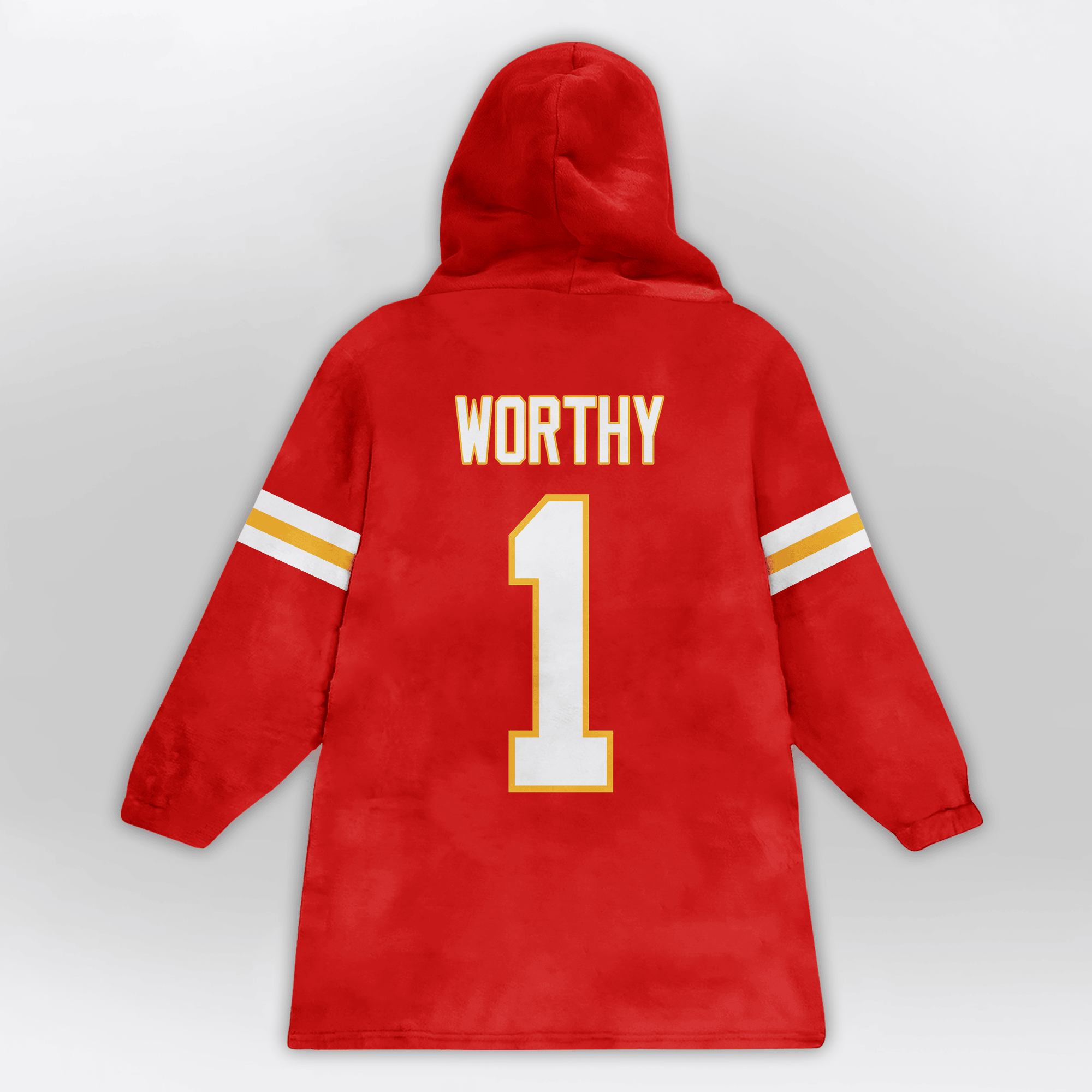 Adult X.W 1 Kansas City Football Unisex Blanket Hoodie