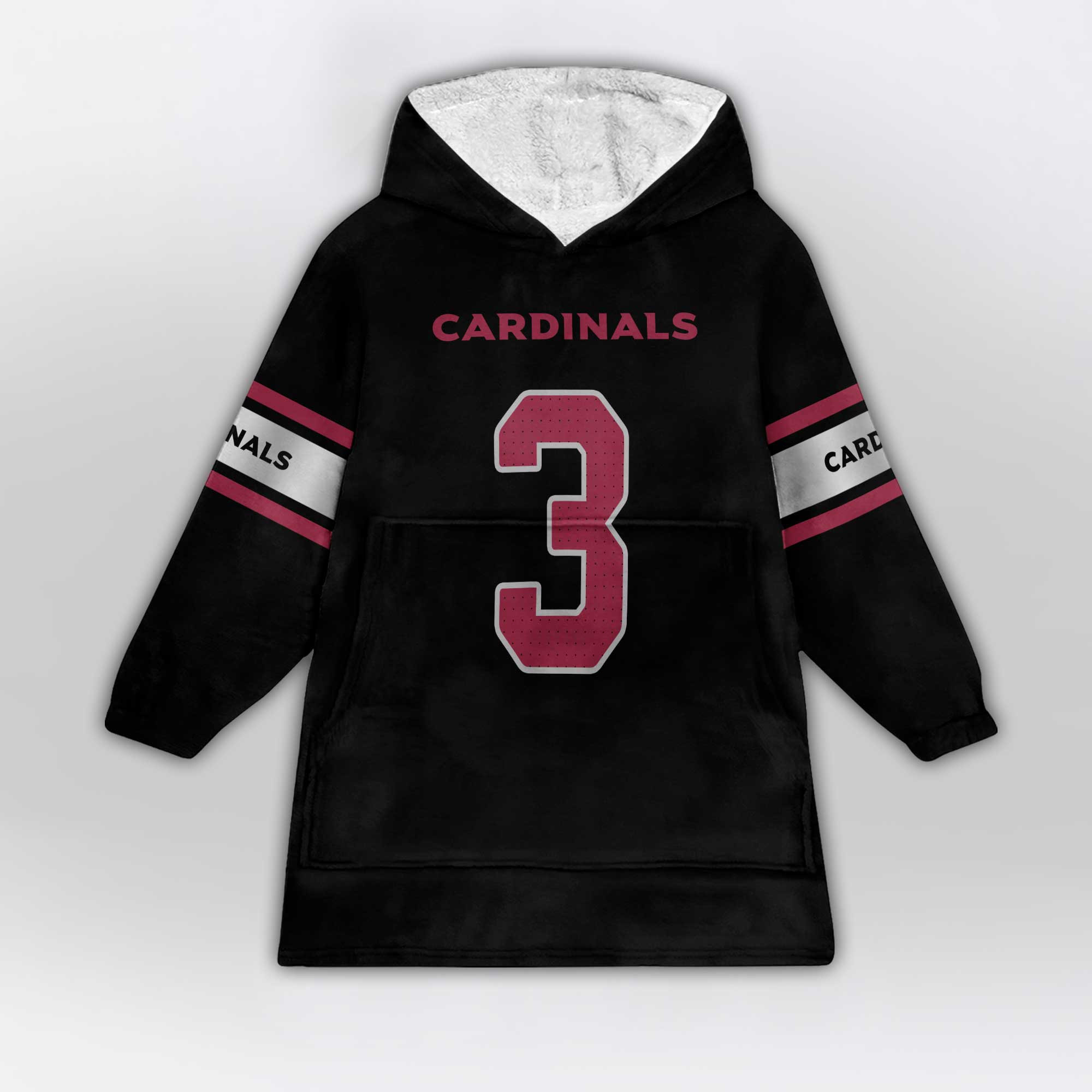 Kid 3 Arizona Football Unisex Blanket Hoodie