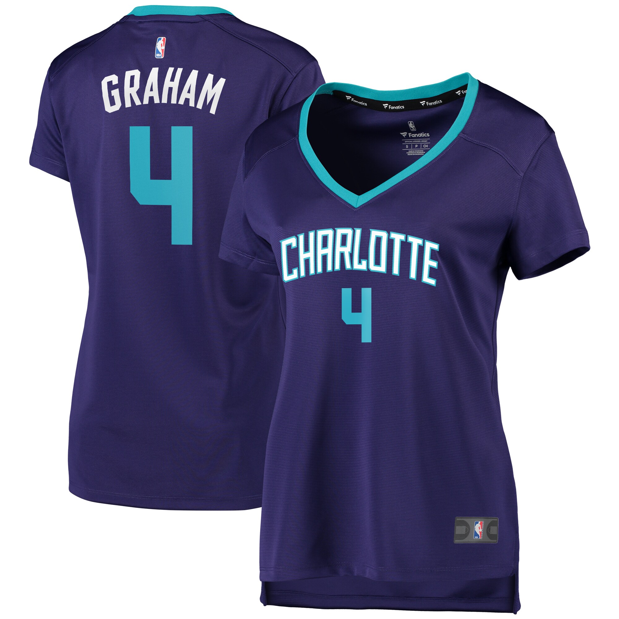 Devonte Graham Charlotte Hornets  Women's Fast Break Replica Player Jersey - Statement Edition - Purple