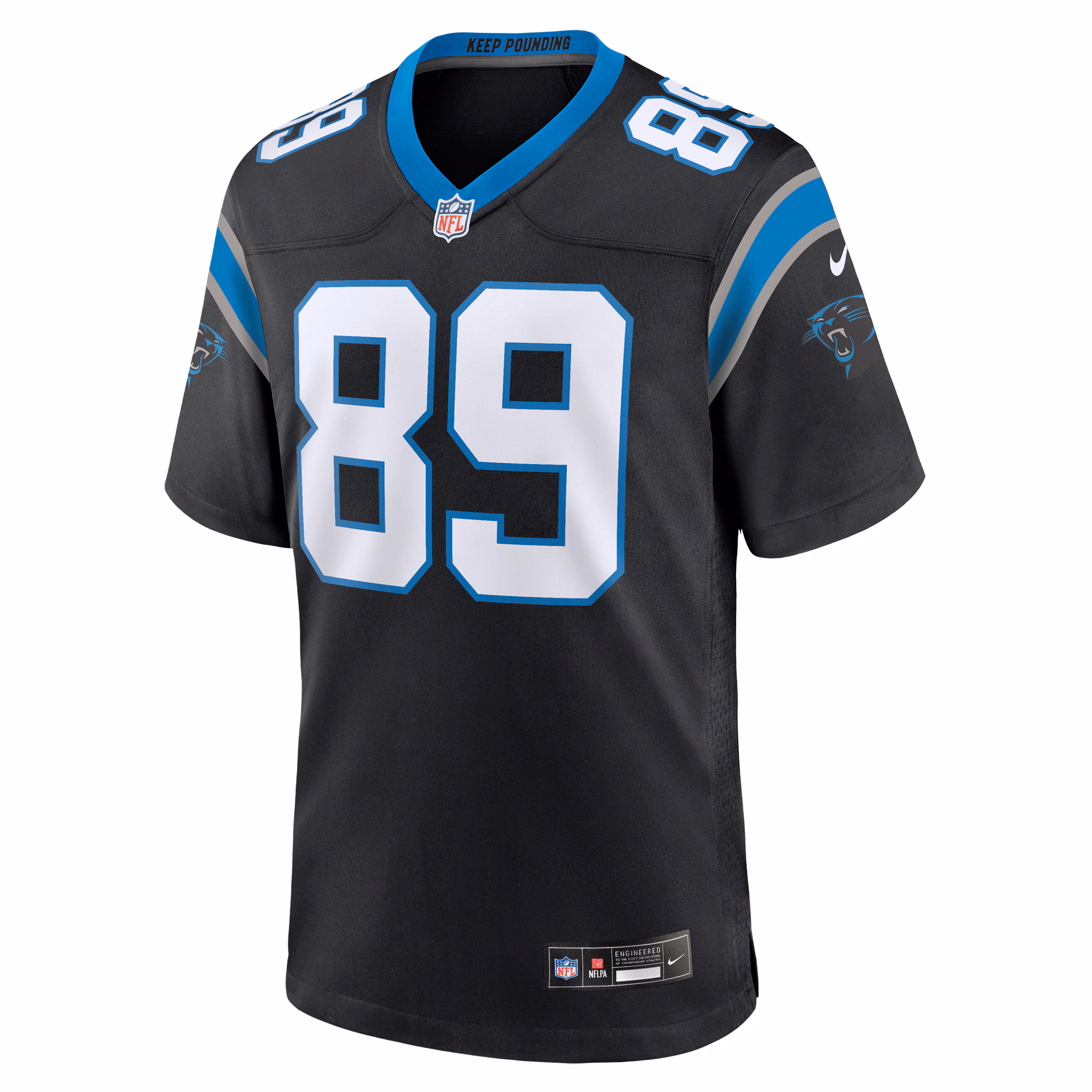 Steve Smith Sr. Carolina Panthers Retired Player Game Jersey - Black