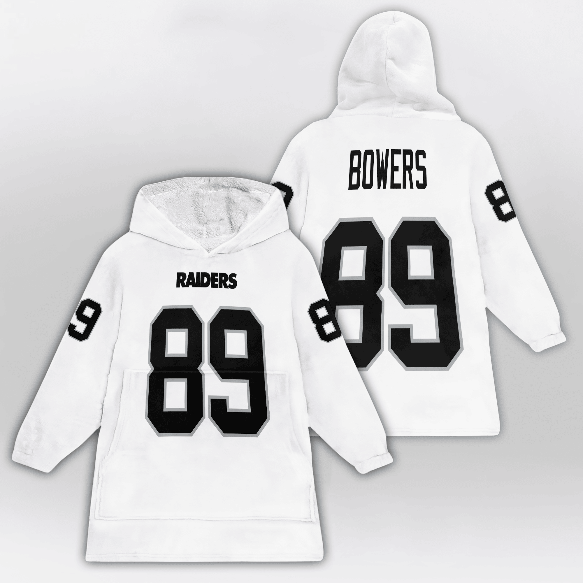 Kid B.B 89 Las Vegas Football Unisex Blanket Hoodie
