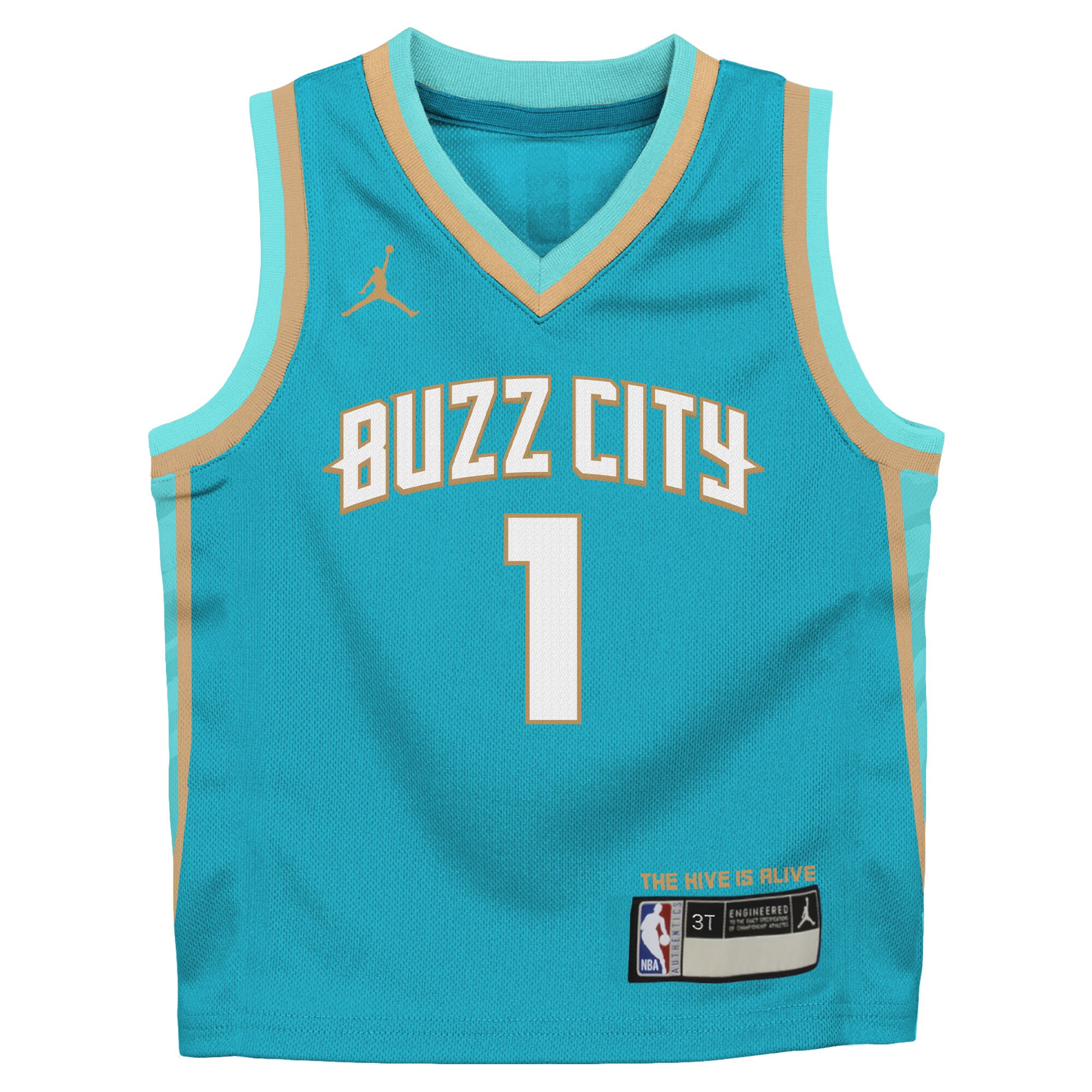 Preschool Charlotte Hornets LaMelo Ball  Teal 2023/24 Swingman Replica Jersey - City Edition