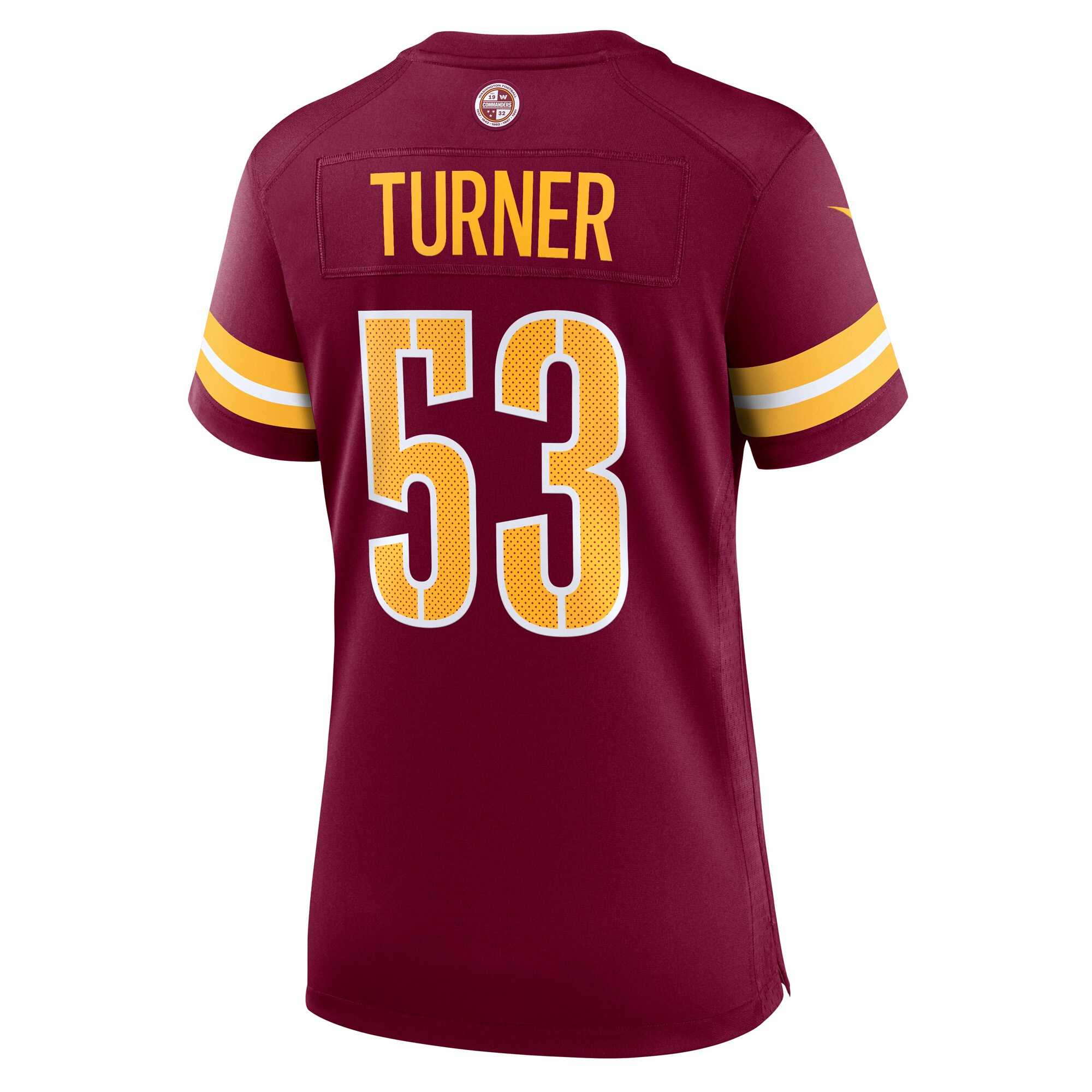 Trai Turner Washington Commanders  Women's Player Game Jersey - Burgundy