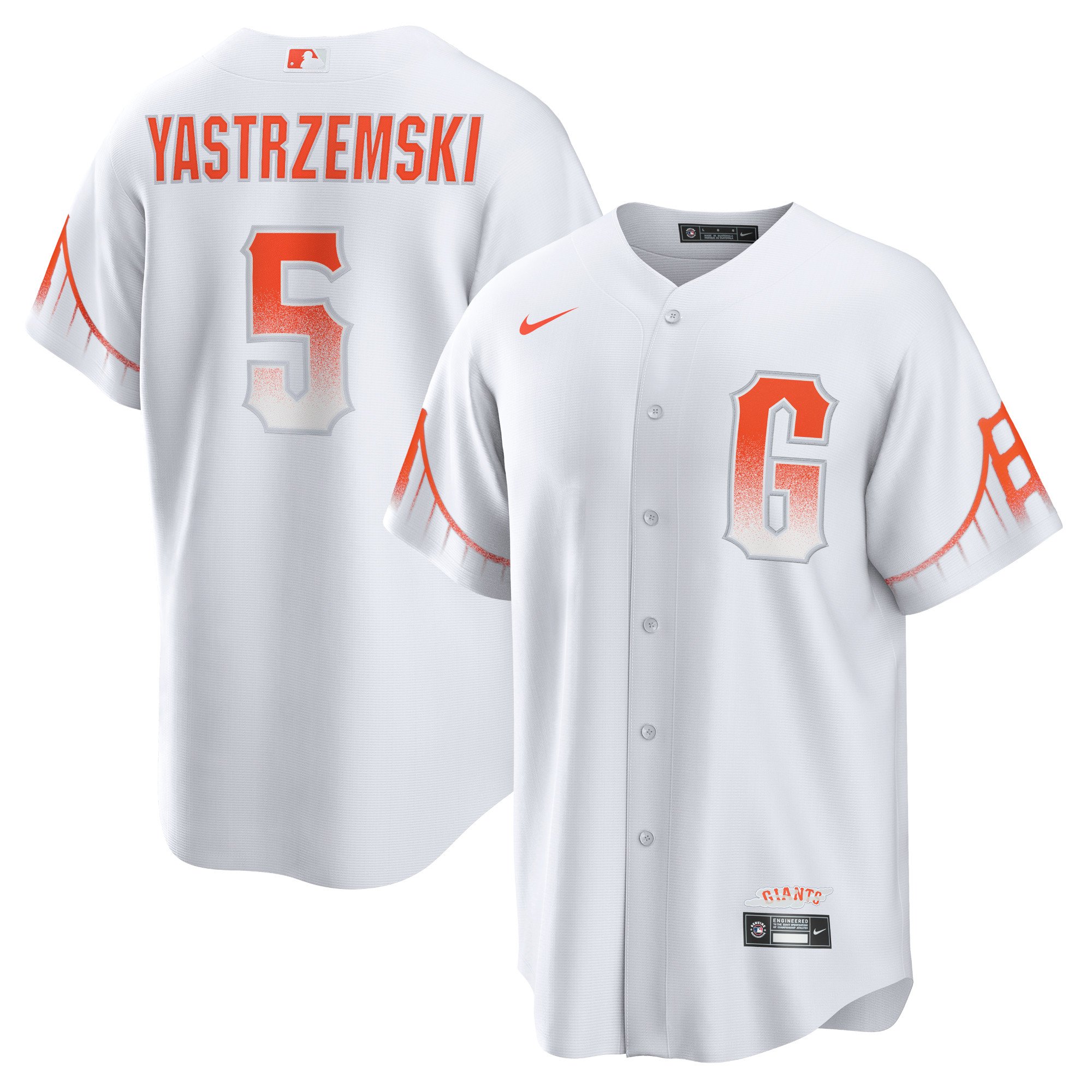 Men's San Francisco Giants Mike Yastrzemski  White City Connect Replica Player Jersey