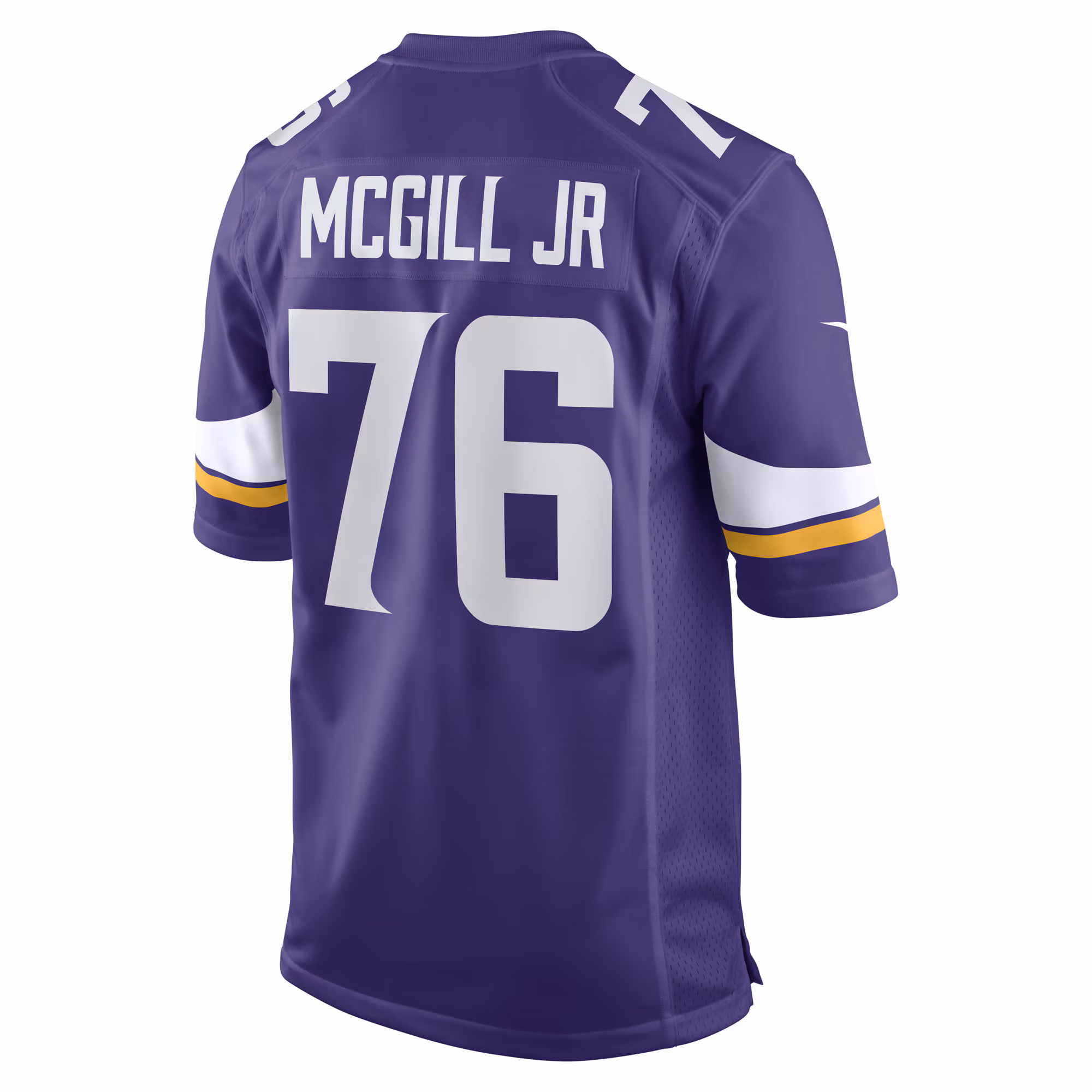 T.Y. McGill Jr. Minnesota Vikings Game Player Jersey - Purple