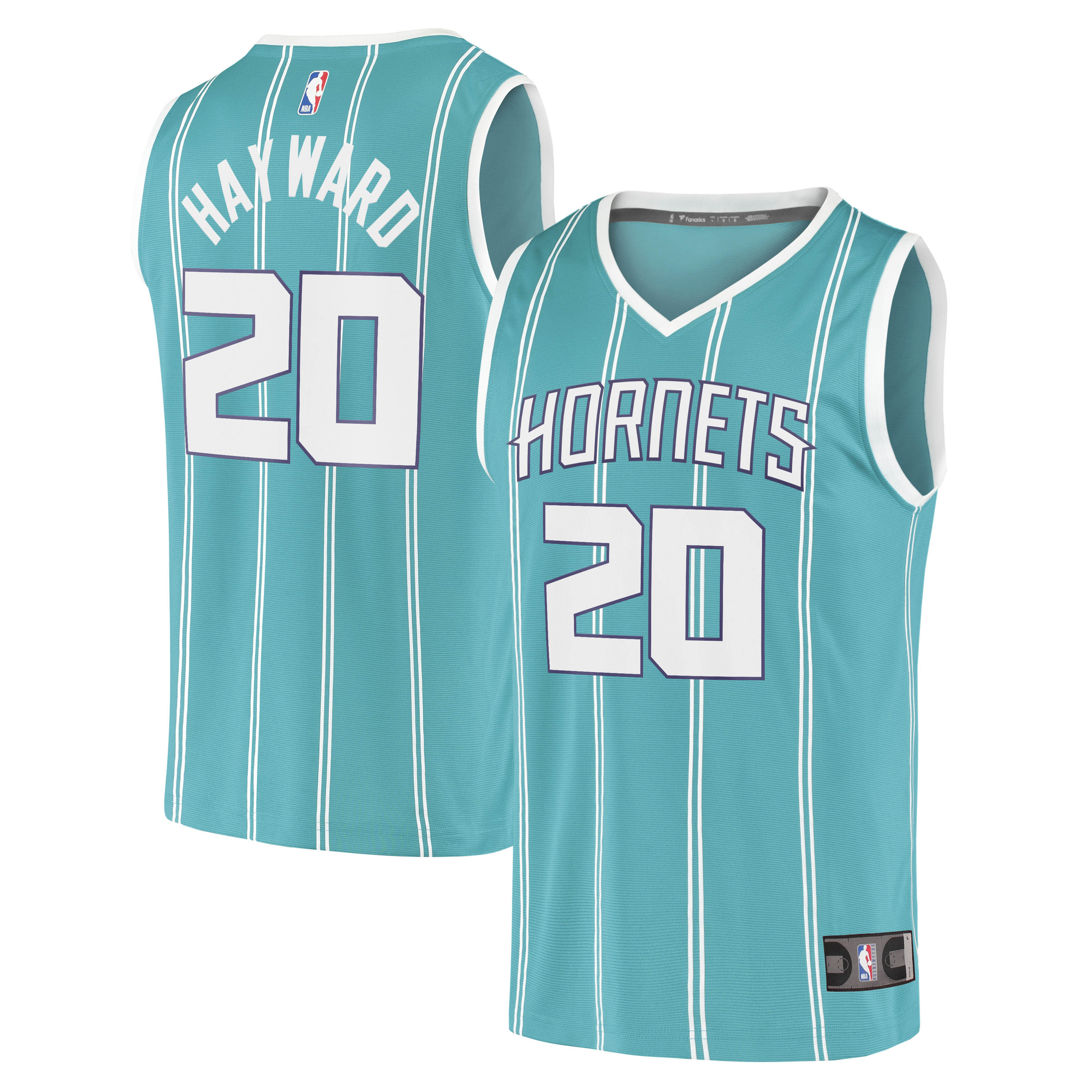 Gordon Hayward Charlotte Hornets  2020/21 Fast Break Replica Jersey - Icon Edition - Teal
