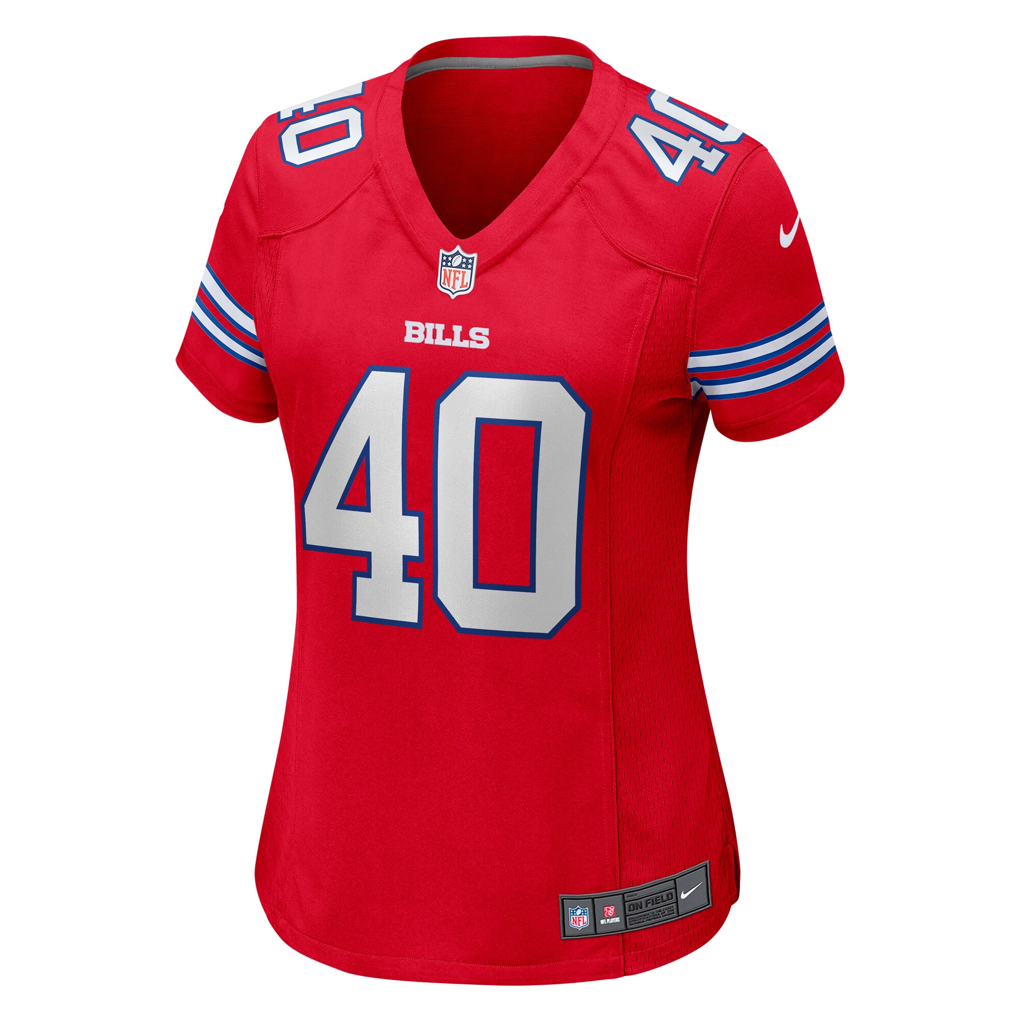 Von Miller Buffalo Bills  Women's Alternate Game Jersey - Red