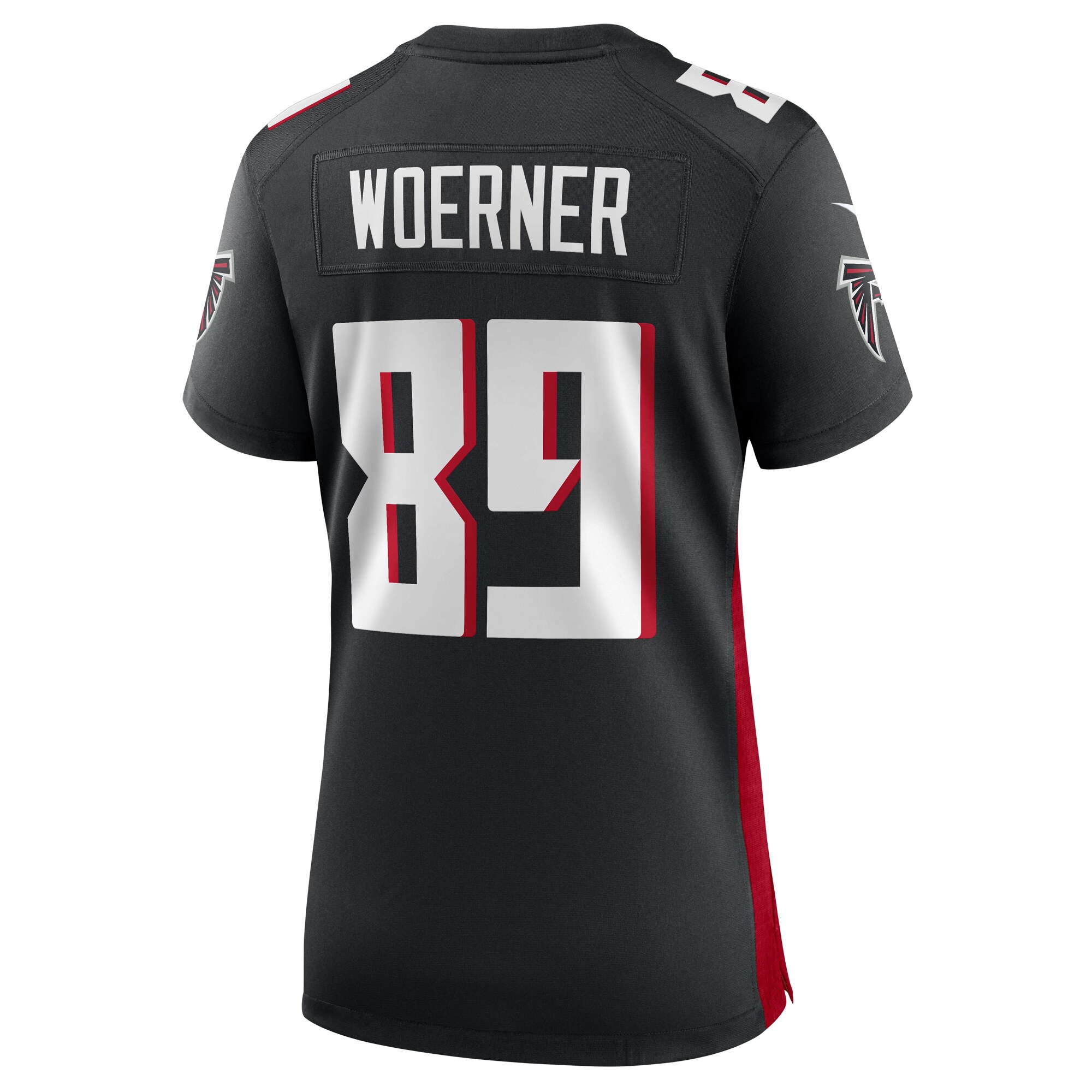 Charlie Woerner Atlanta Falcons Women's  Game Jersey -  Black