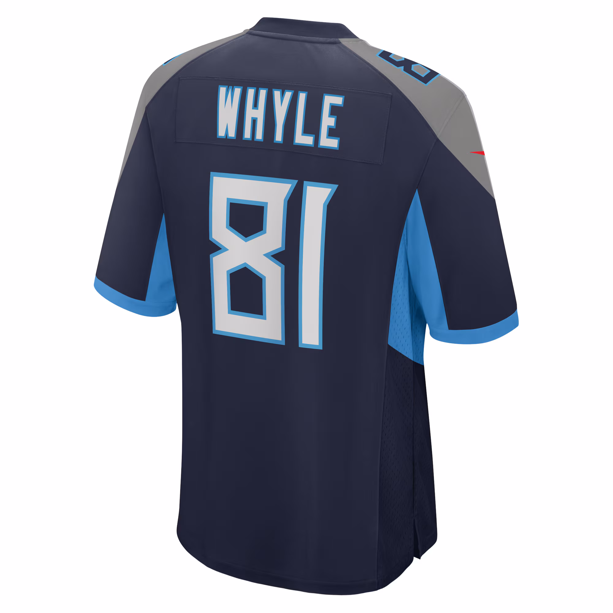 Josh Whyle Tennessee Titans Team Game Jersey -  Navy