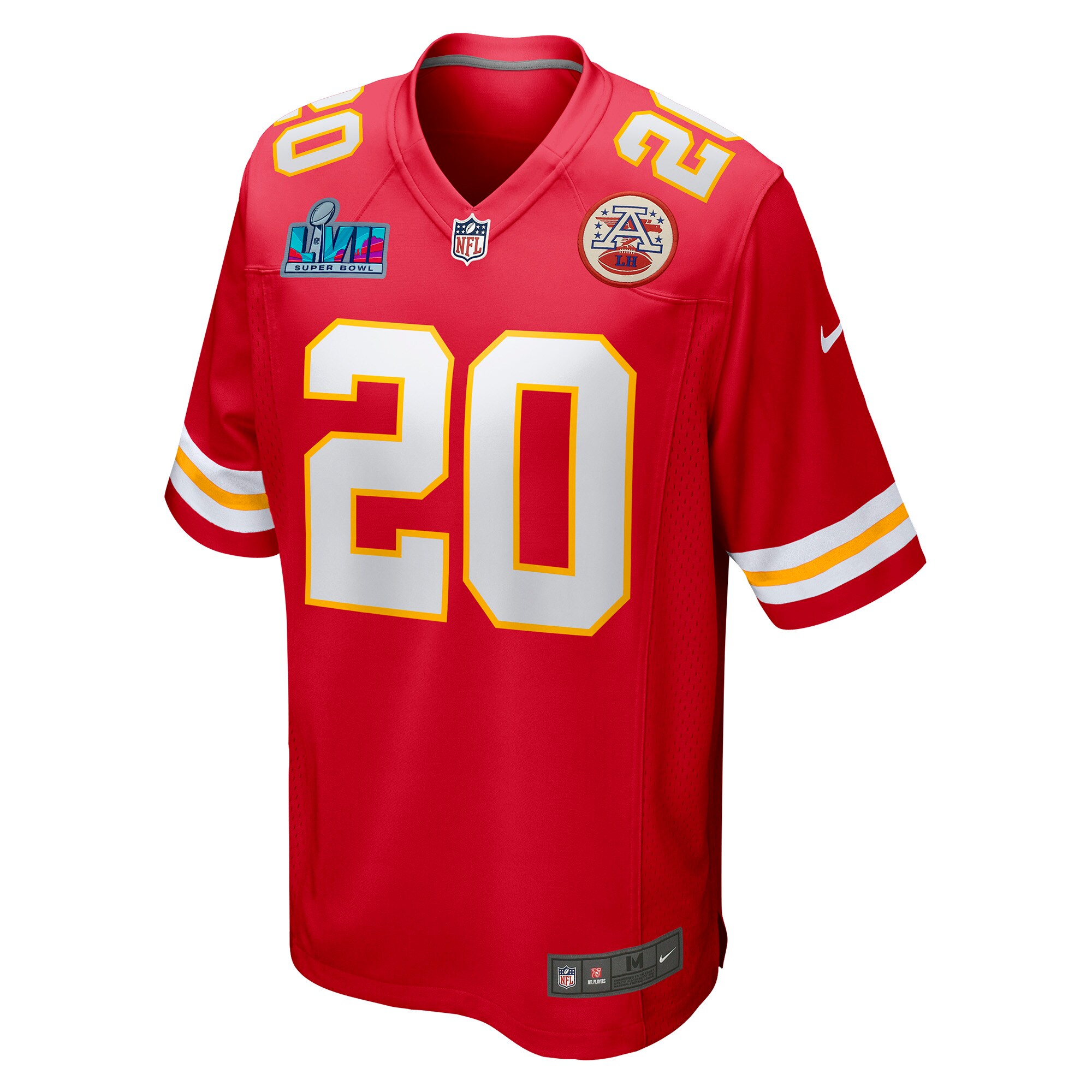 Justin Reid Kansas City Chiefs  Super Bowl LVII Patch Game Jersey - Red