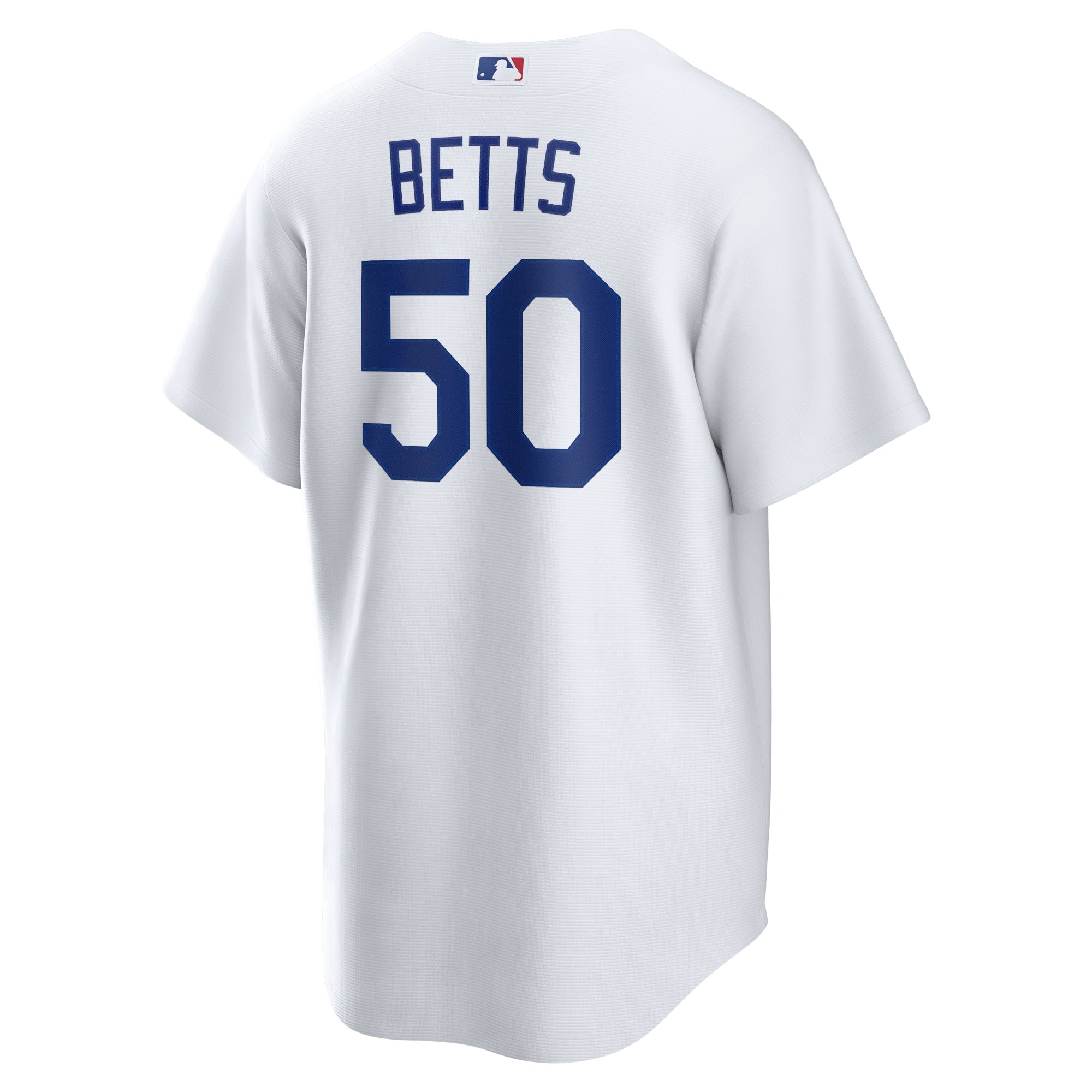 Men's Los Angeles Dodgers Mookie Betts  White Home Replica Player Name Jersey