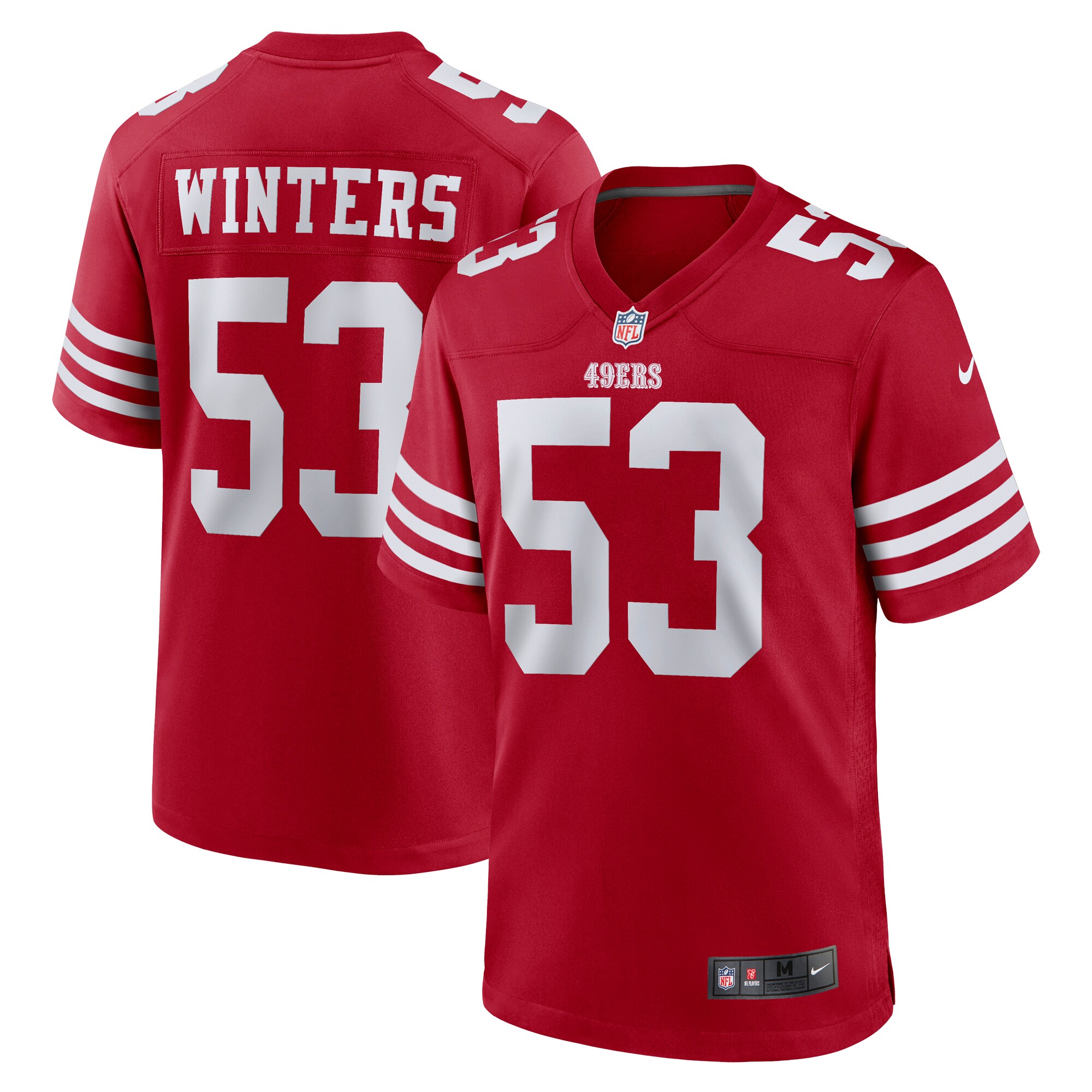 Dee Winters San Francisco 49ers  Team Game Jersey - Scarlet