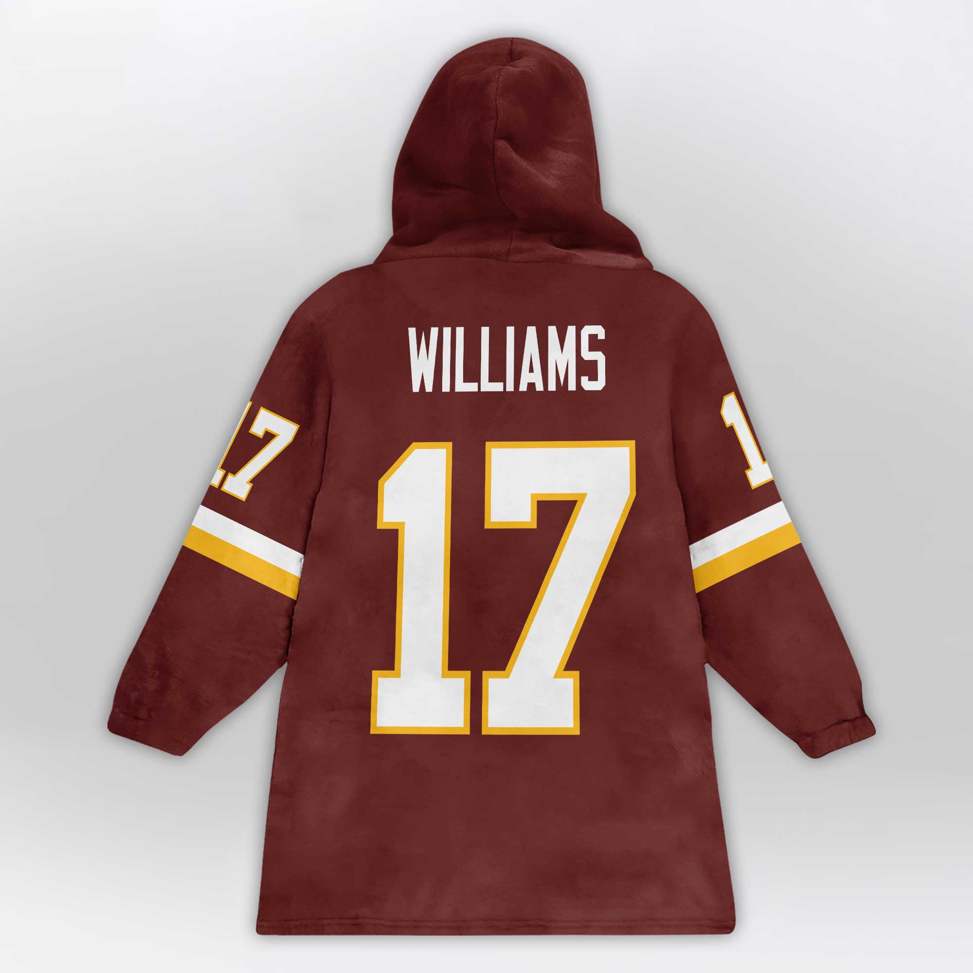 Adult 17 Washington Football Unisex Blanket Hoodie