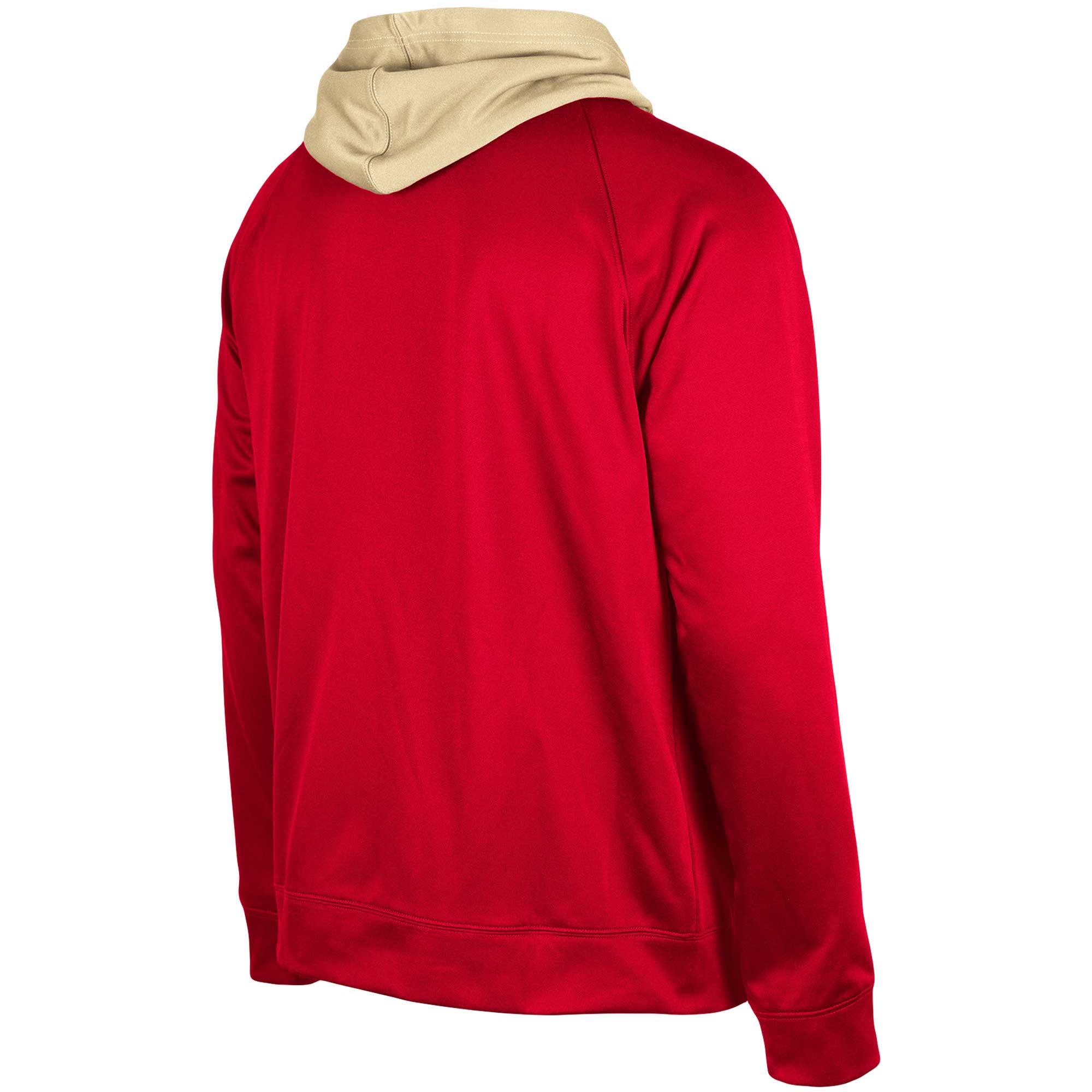 San Francisco 49ers 49ers  2023  Training Camp Raglan Pullover Hoodie - Scarlet
