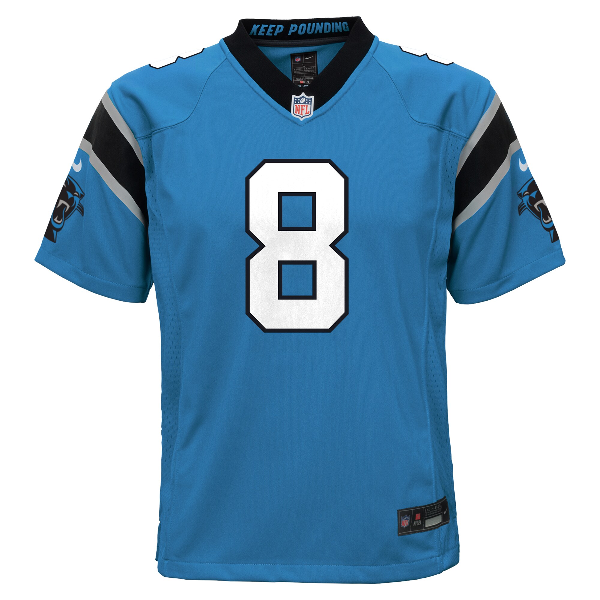 Jaycee Horn Carolina Panthers  Youth Alternate Game Jersey - Blue