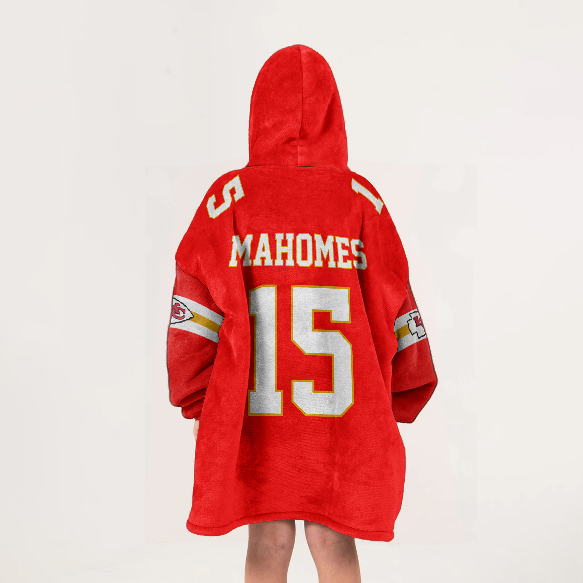 Adult P.M 15 Kansas City Football Unisex Blanket Hoodie