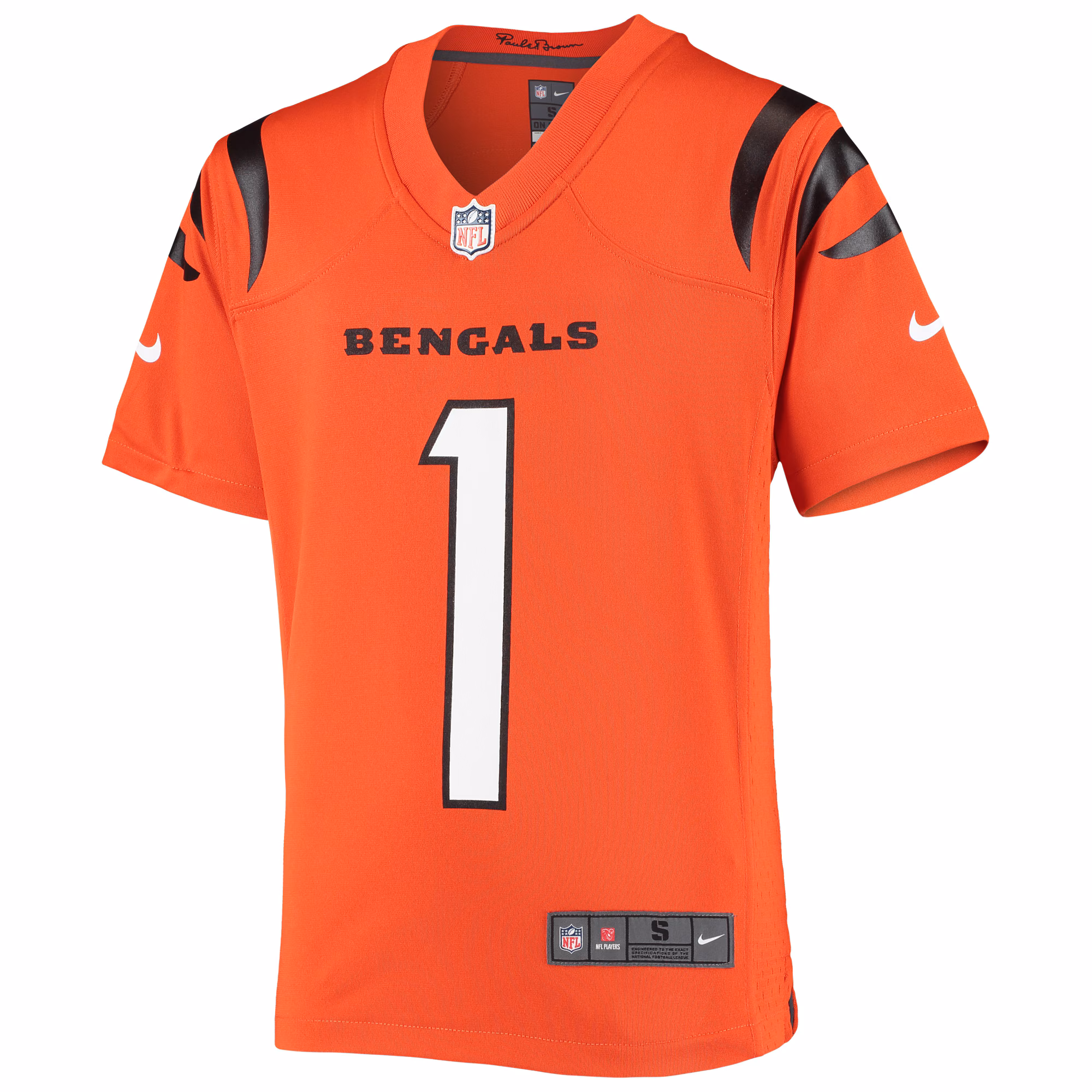 Ja'Marr Chase Cincinnati Bengals Youth Game Jersey - Black