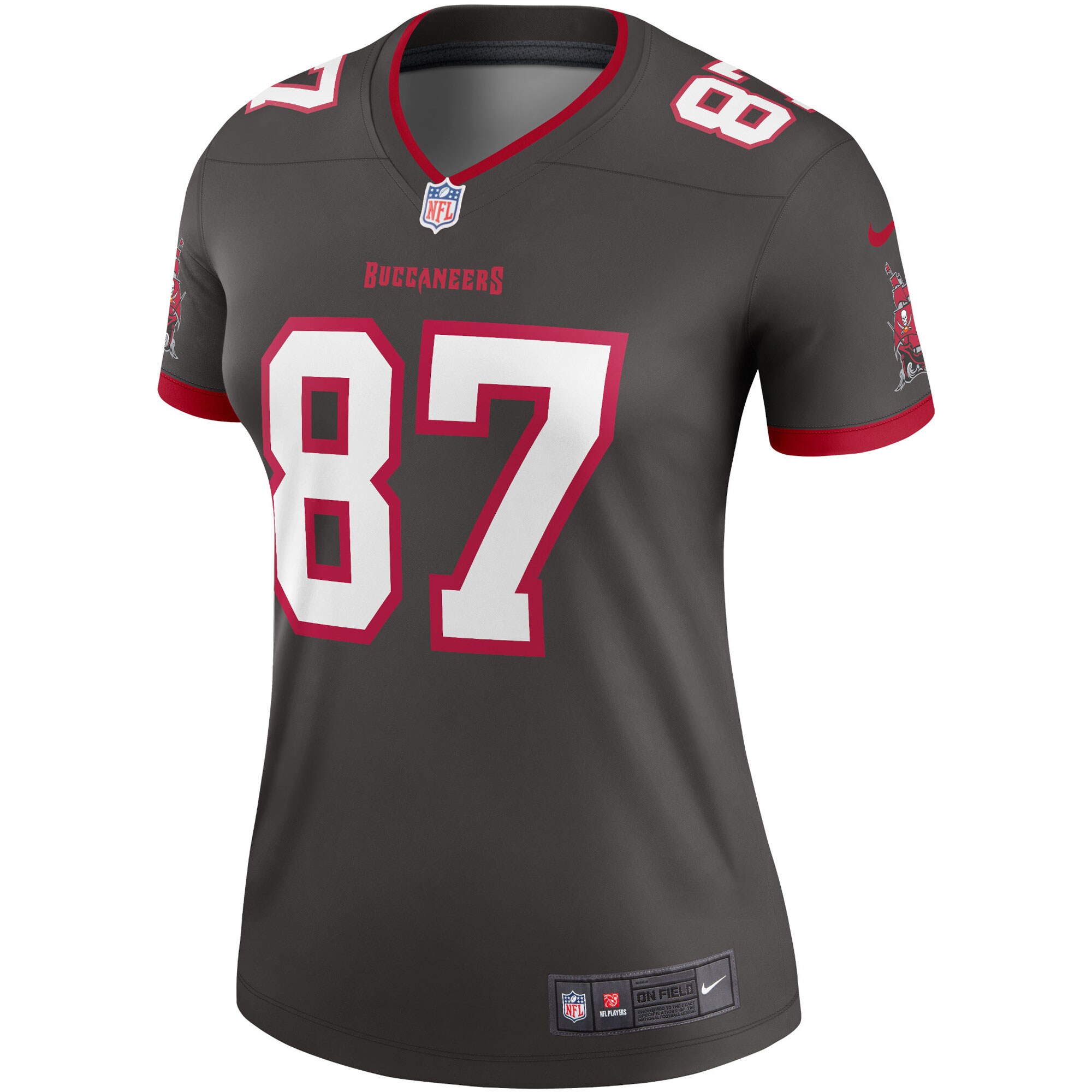 Rob Gronkowski Tampa Bay Buccaneers  Women's Alternate Legend Jersey - Pewter