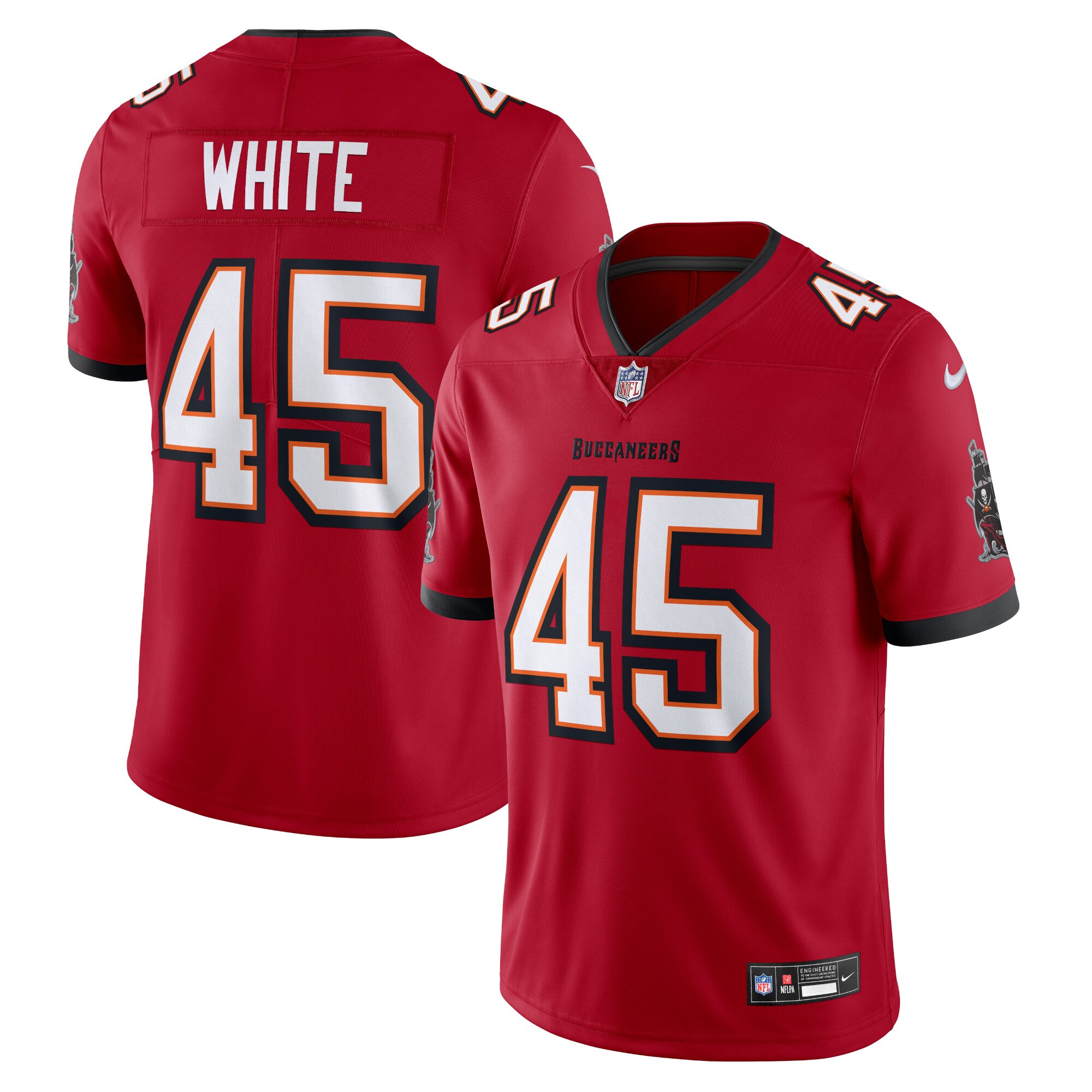 Devin White Tampa Bay Buccaneers  Vapor Untouchable Limited Jersey - Red