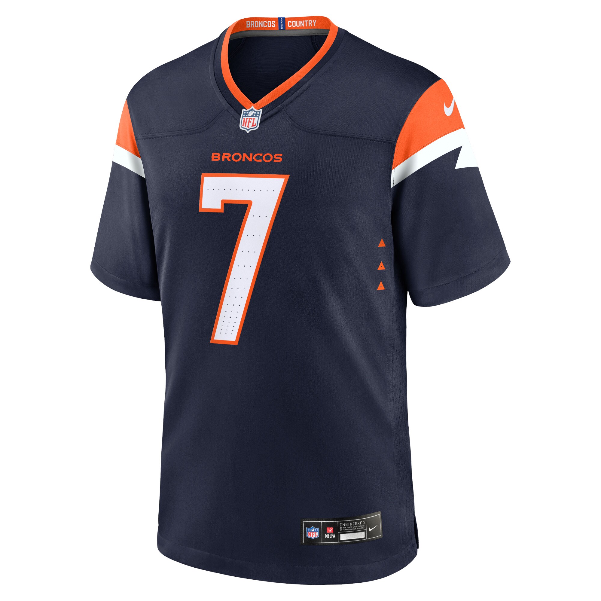 John Elway Denver Broncos Mile High Collection Retired Player Game Jersey - Orange