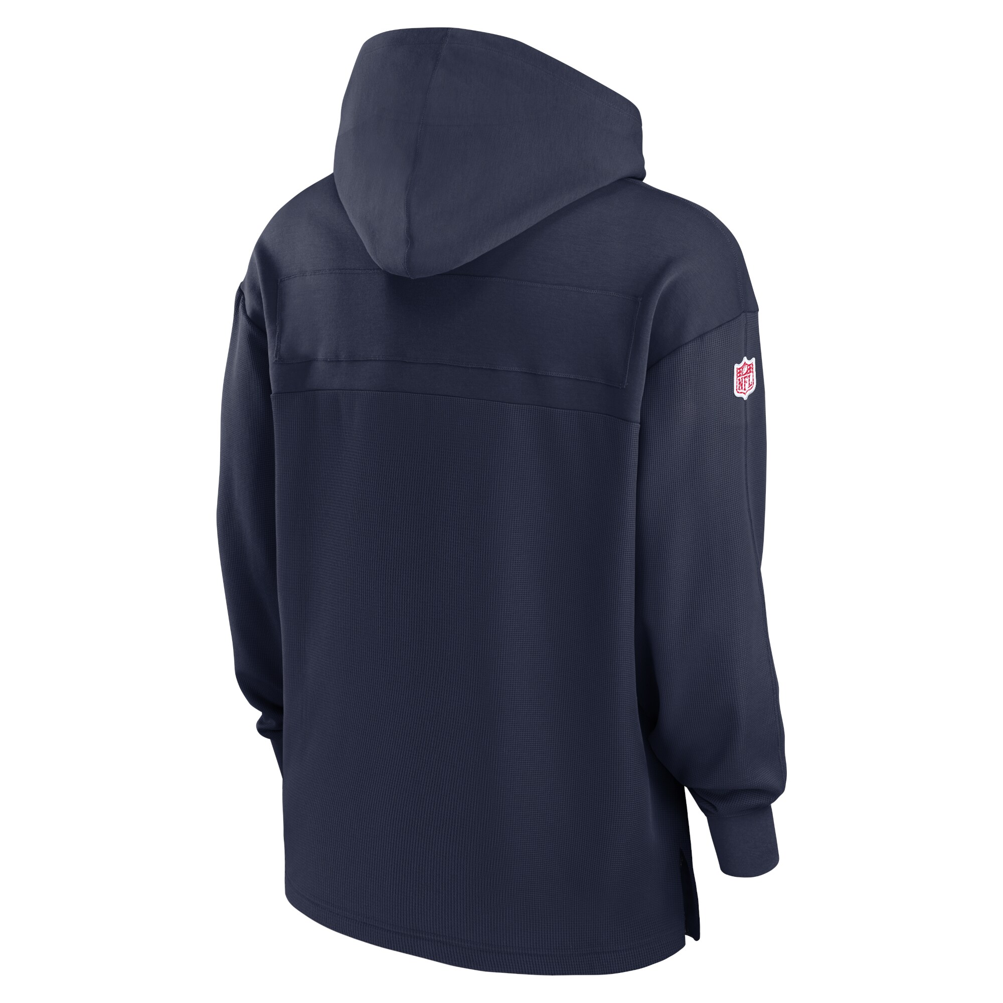 New England Patriots Sideline Jersey Performance Pullover Hoodie - Navy