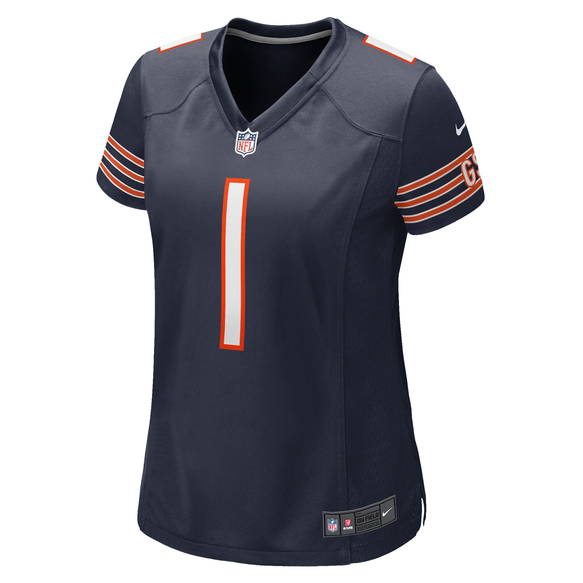Justin Fields Chicago Bears  Women's Player Game Jersey - Navy