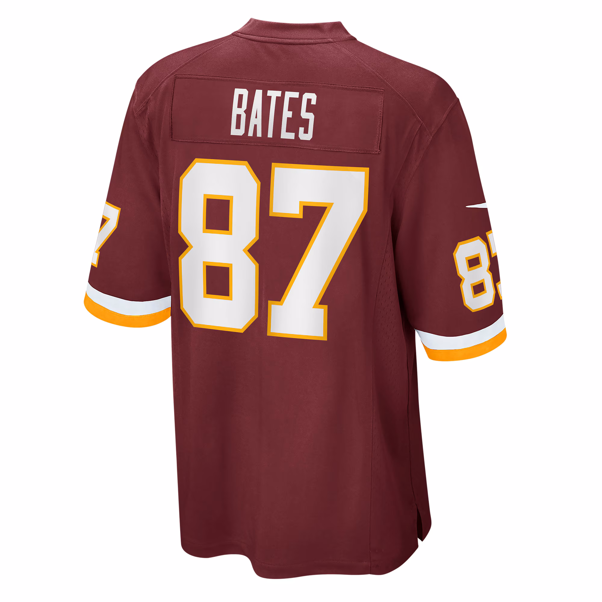 John Bates Washington Football Team Game Jersey - Burgundy