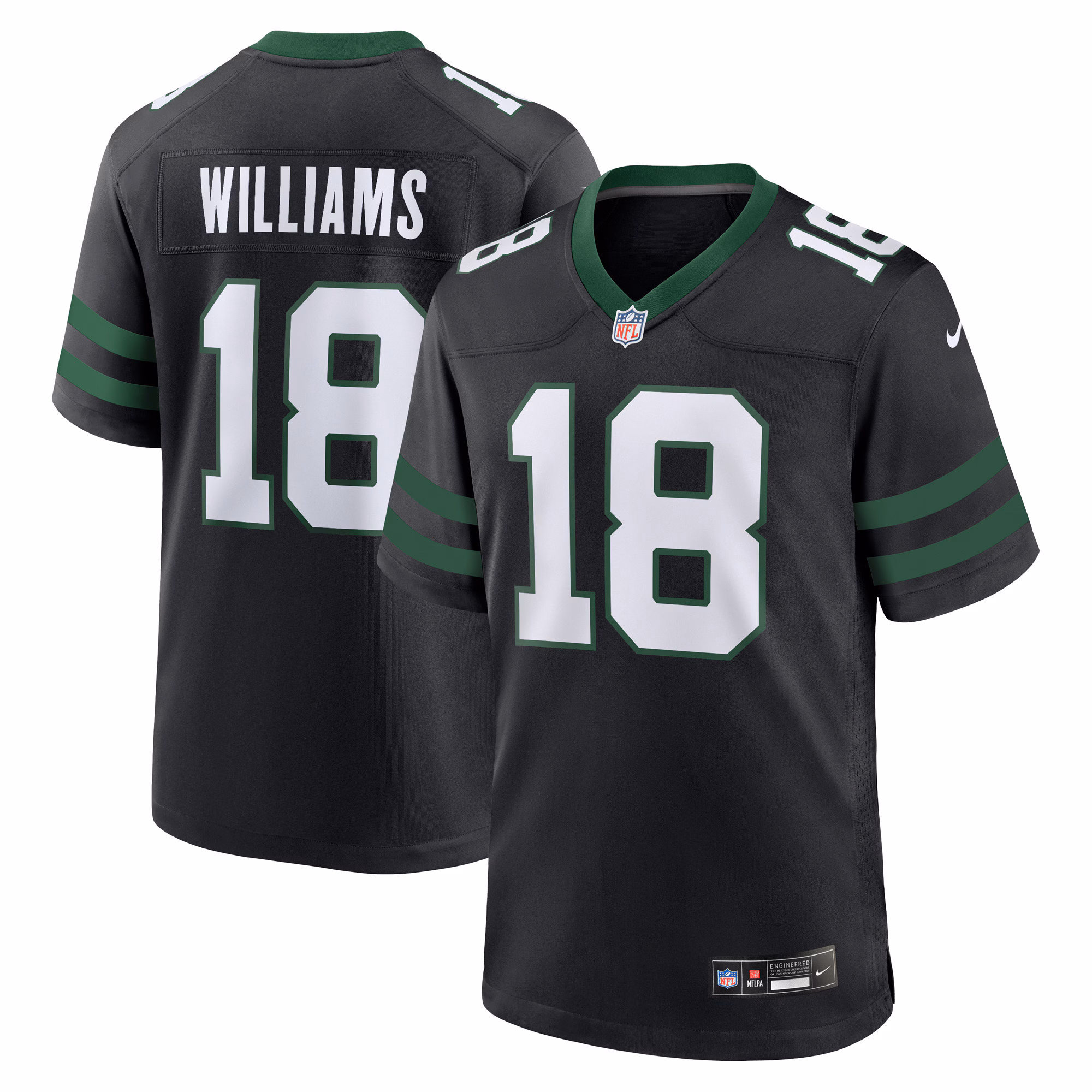 Mike Williams New York Jets  Alternate Game Player Jersey – Legacy Black