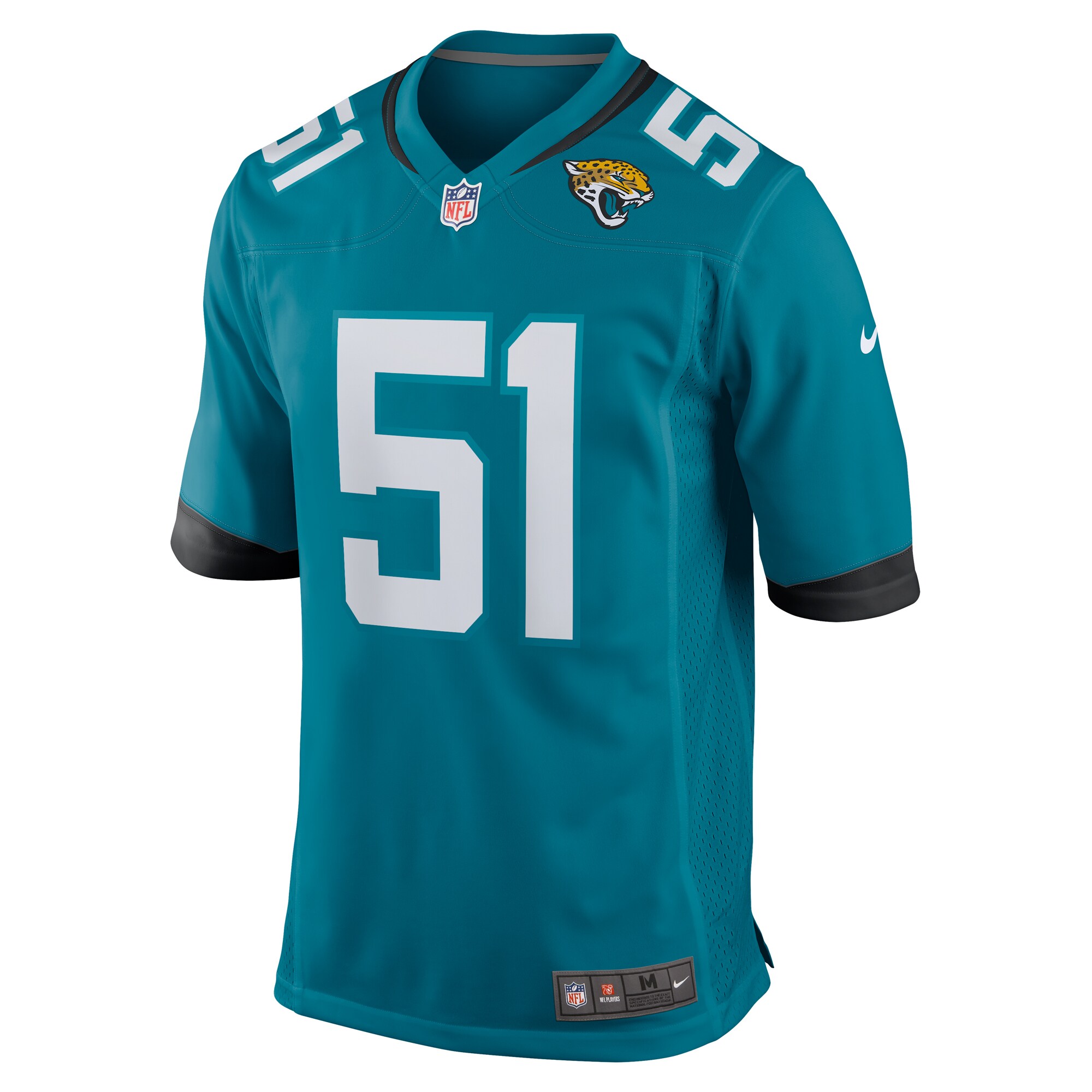 Ventrell Miller Jacksonville Jaguars  Game Jersey -  Teal