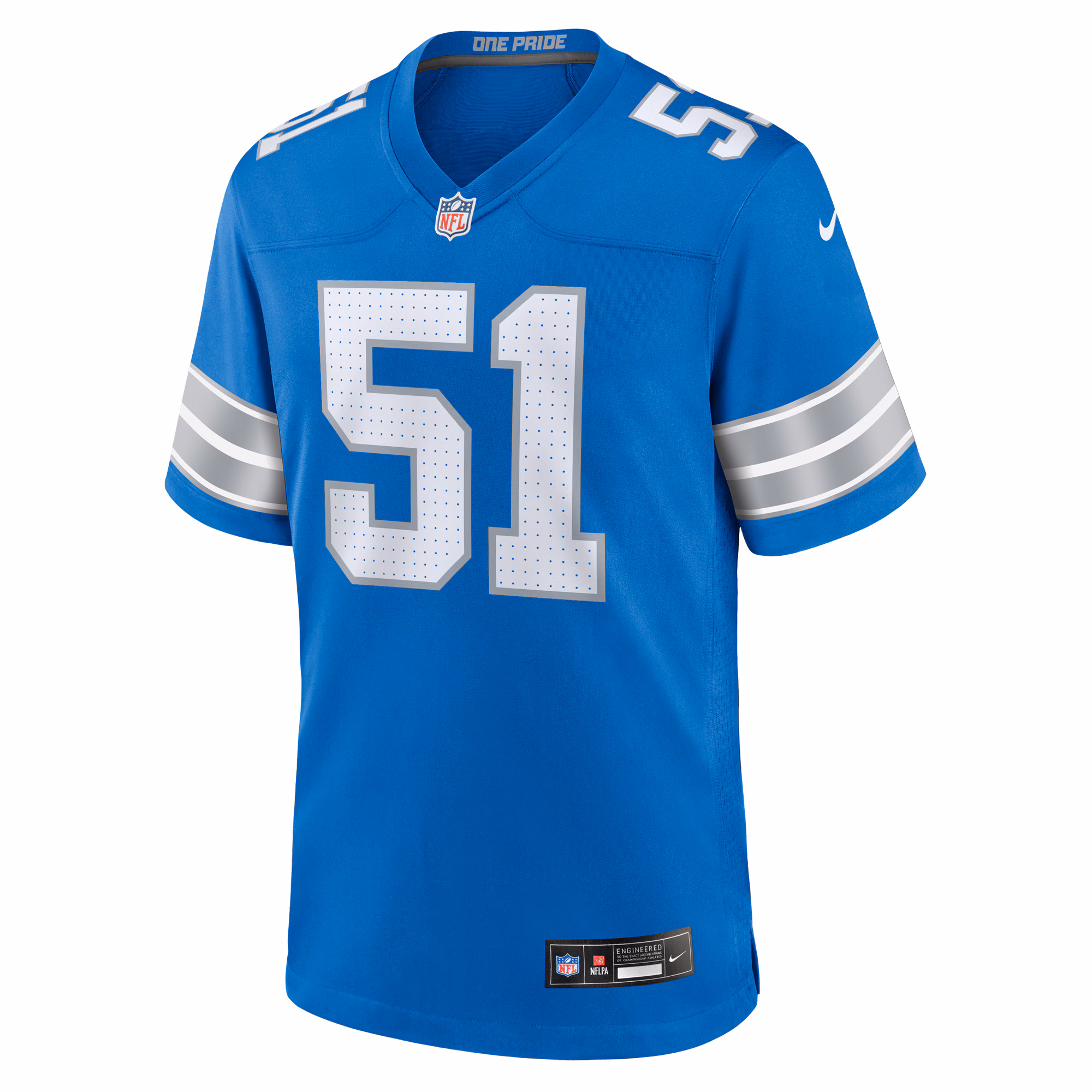 Steele Chambers Detroit Lions Game Jersey -  Blue