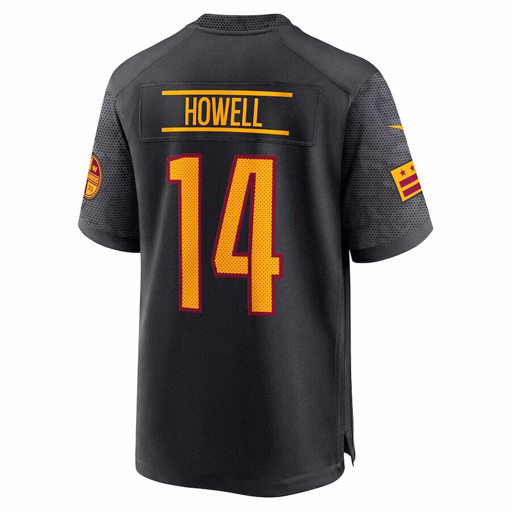 Sam Howell Washington Commanders Youth Game Jersey - Black