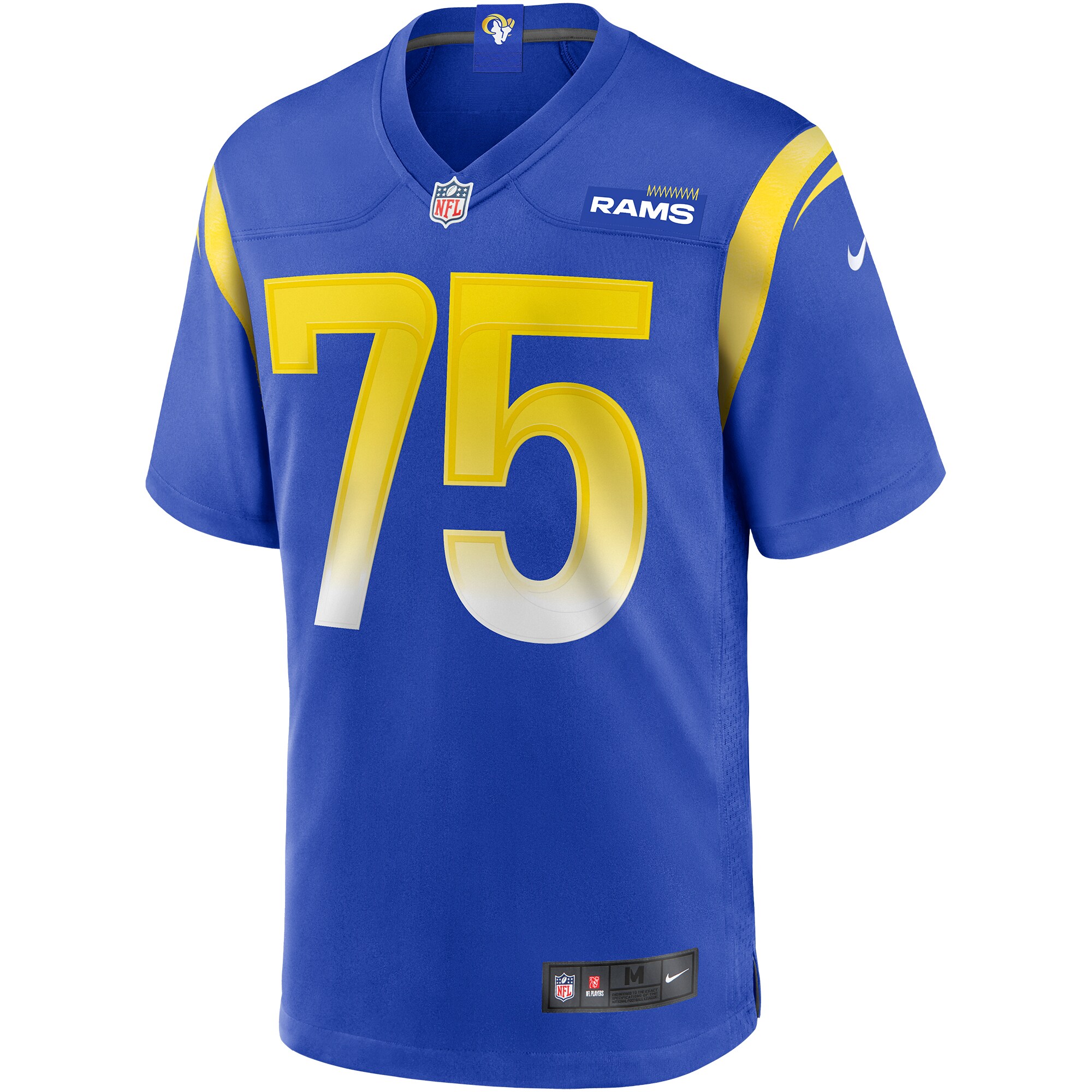 Deacon Jones Los Angeles Rams Game Retired Player Jersey - Royal
