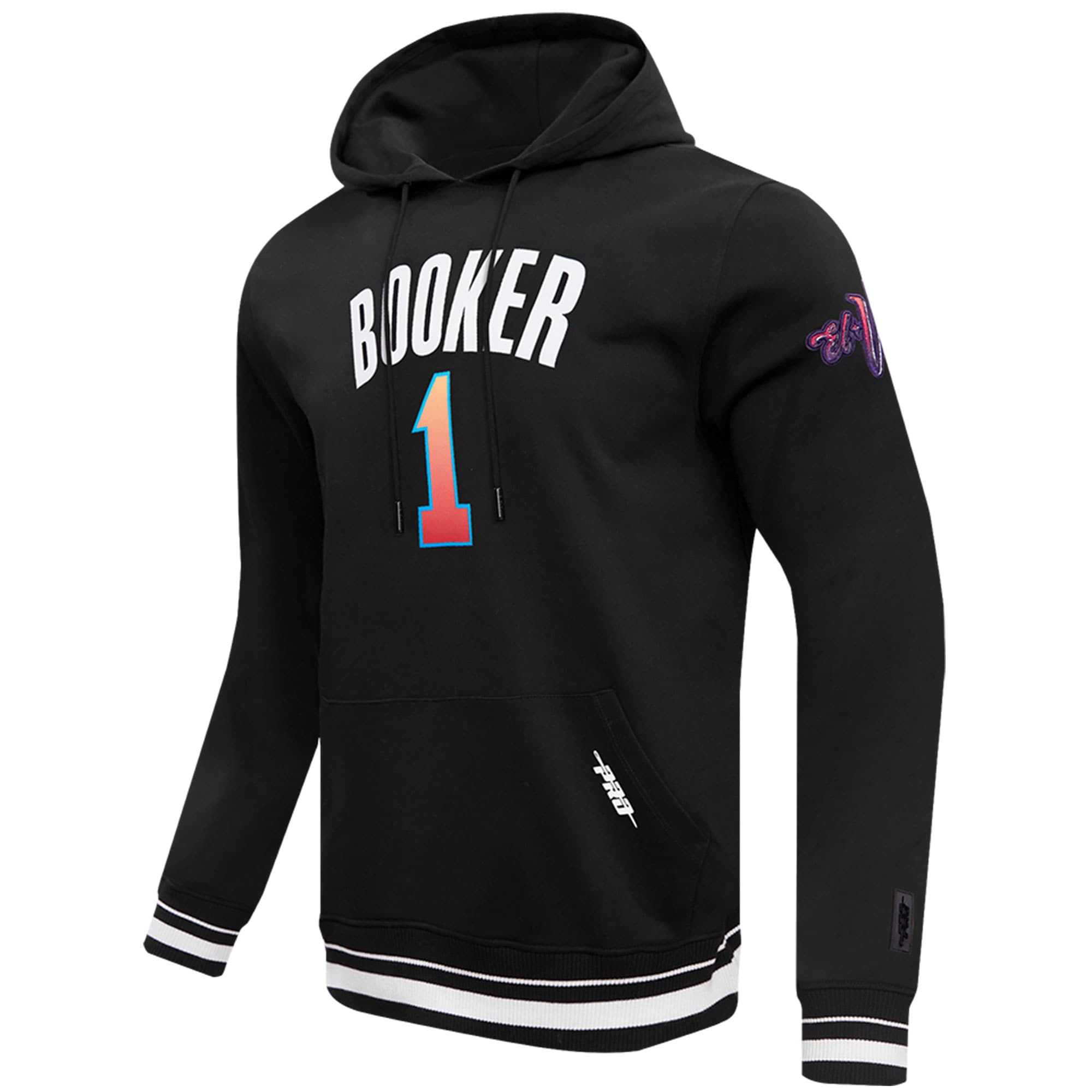 Men's Phoenix Suns Devin Booker Pro Standard Black 2023/24 City Edition Name & Number Pullover Hoodie
