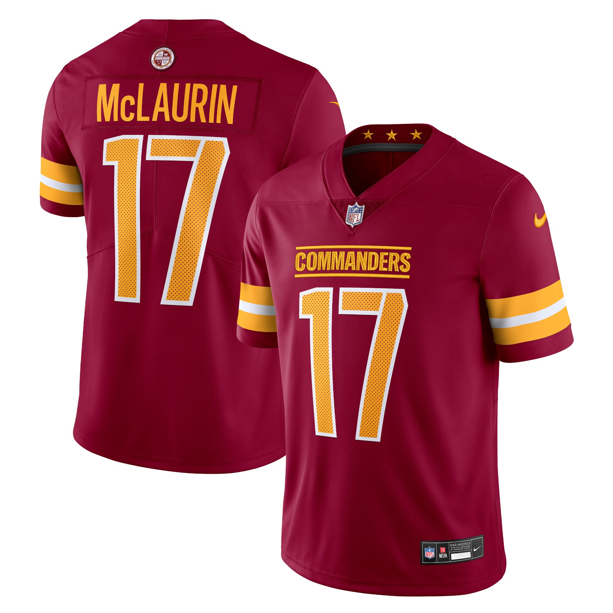 Terry McLaurin Washington Commanders  Vapor Untouchable Limited Jersey - Burgundy