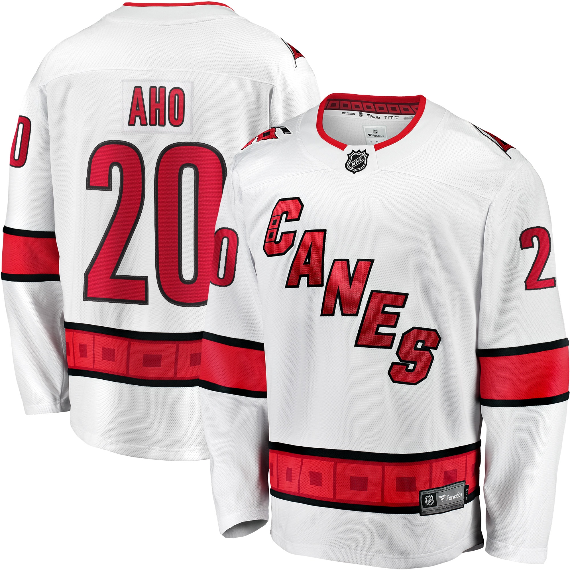 Sebastian Aho Carolina Hurricanes Away Premier Breakaway Player Jersey - White