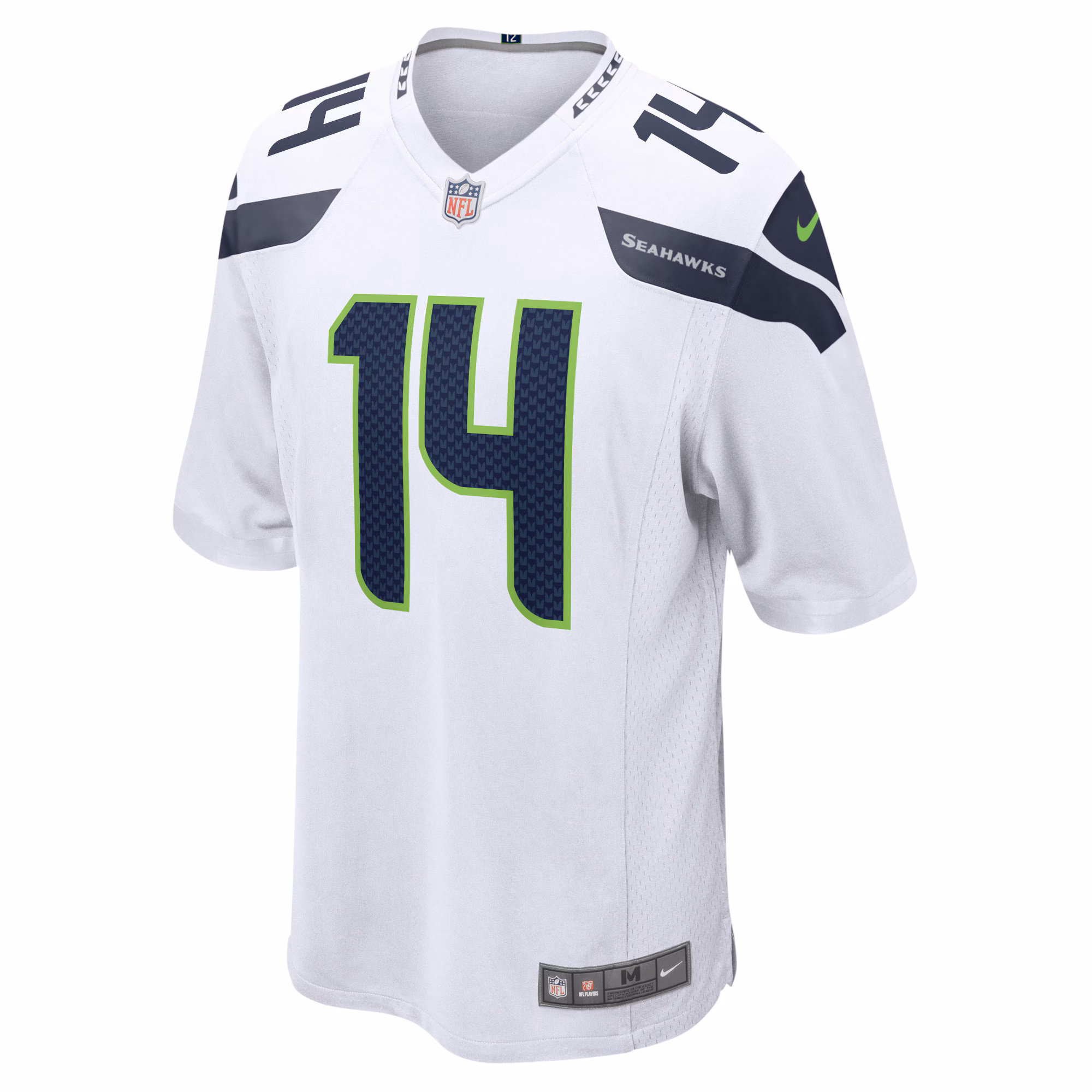 DK Metcalf Seattle Seahawks Game Jersey - White