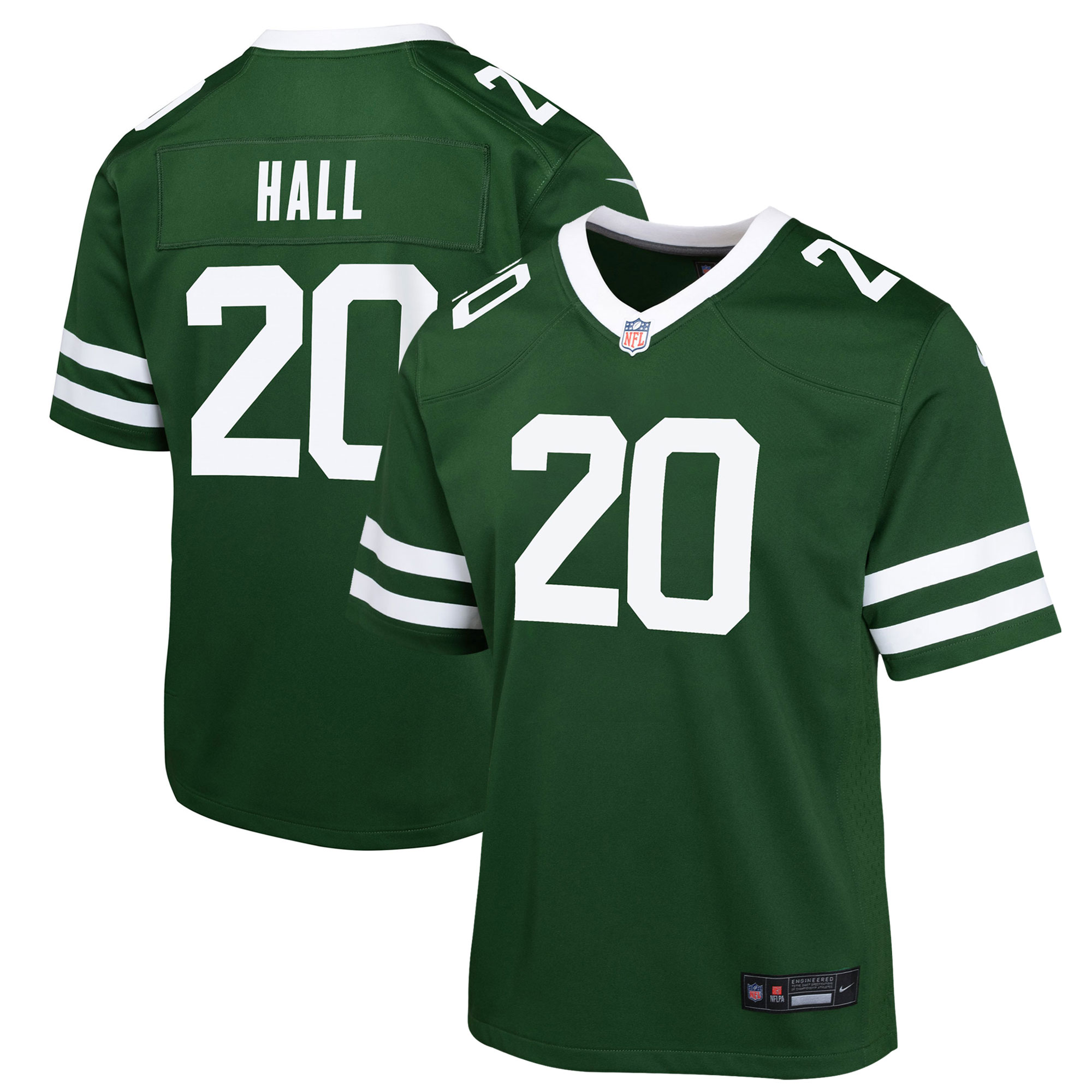 Breece Hall New York Jets Youth Alternate Game Jersey - Legacy Black