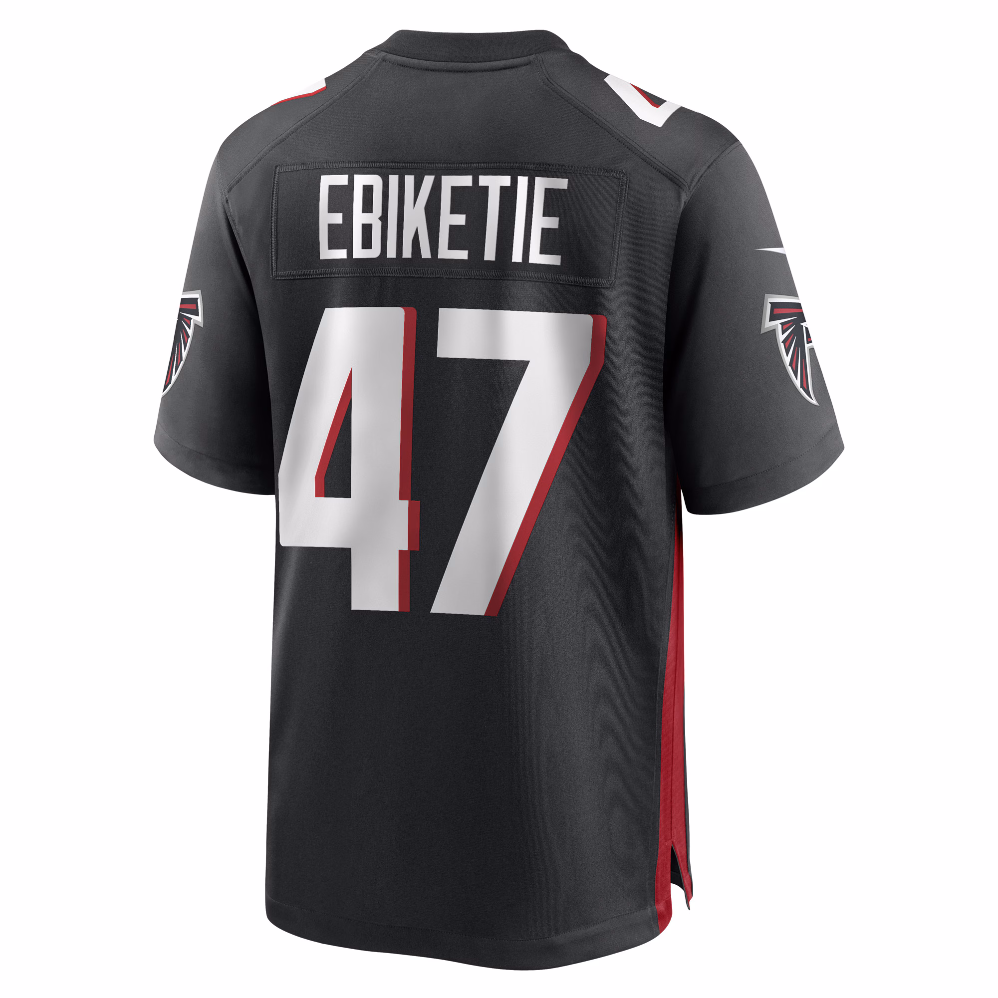 Arnold Ebiketie Atlanta Falcons Game Player Jersey - Black