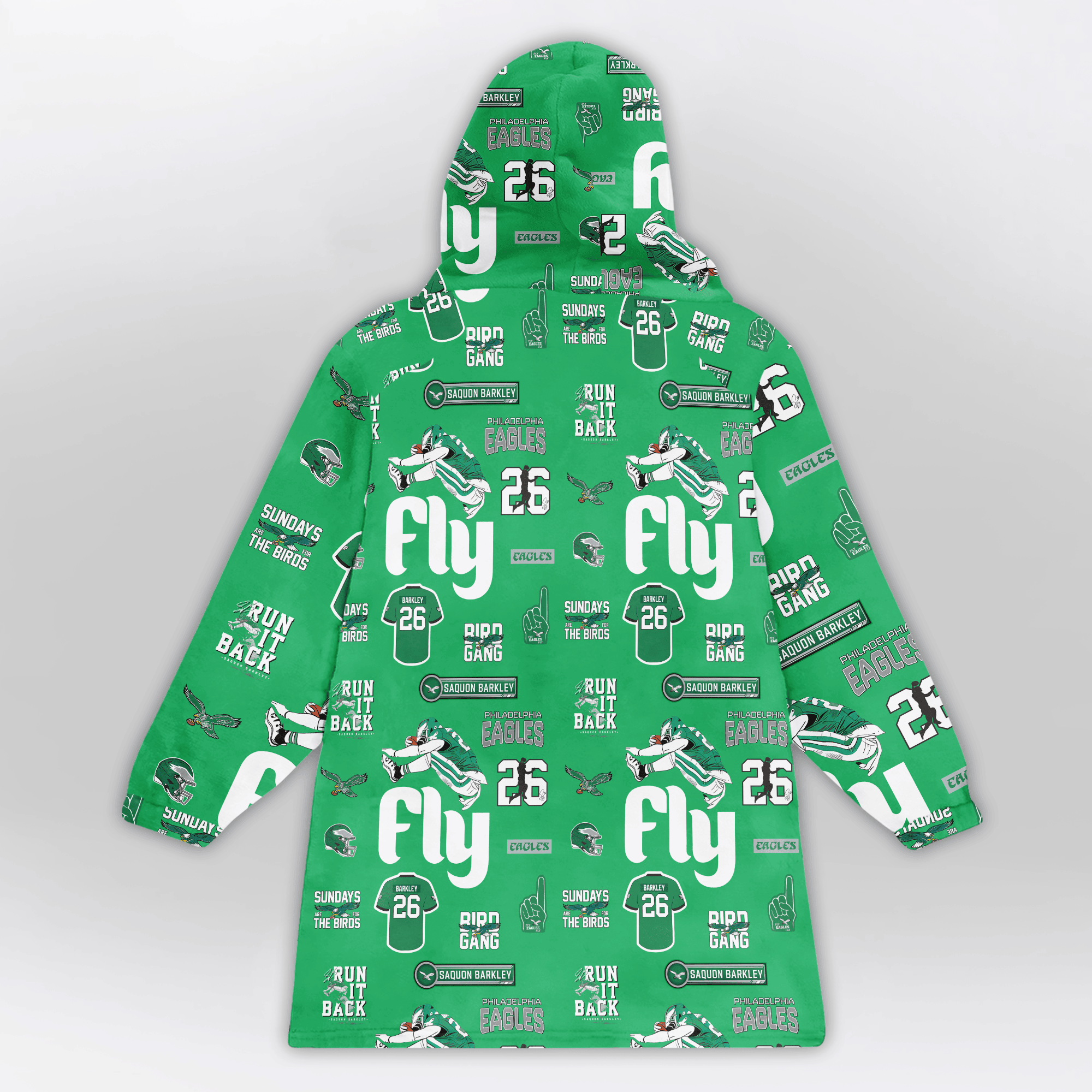 S.B 26 Philadelphia Football Unisex Blanket Hoodie