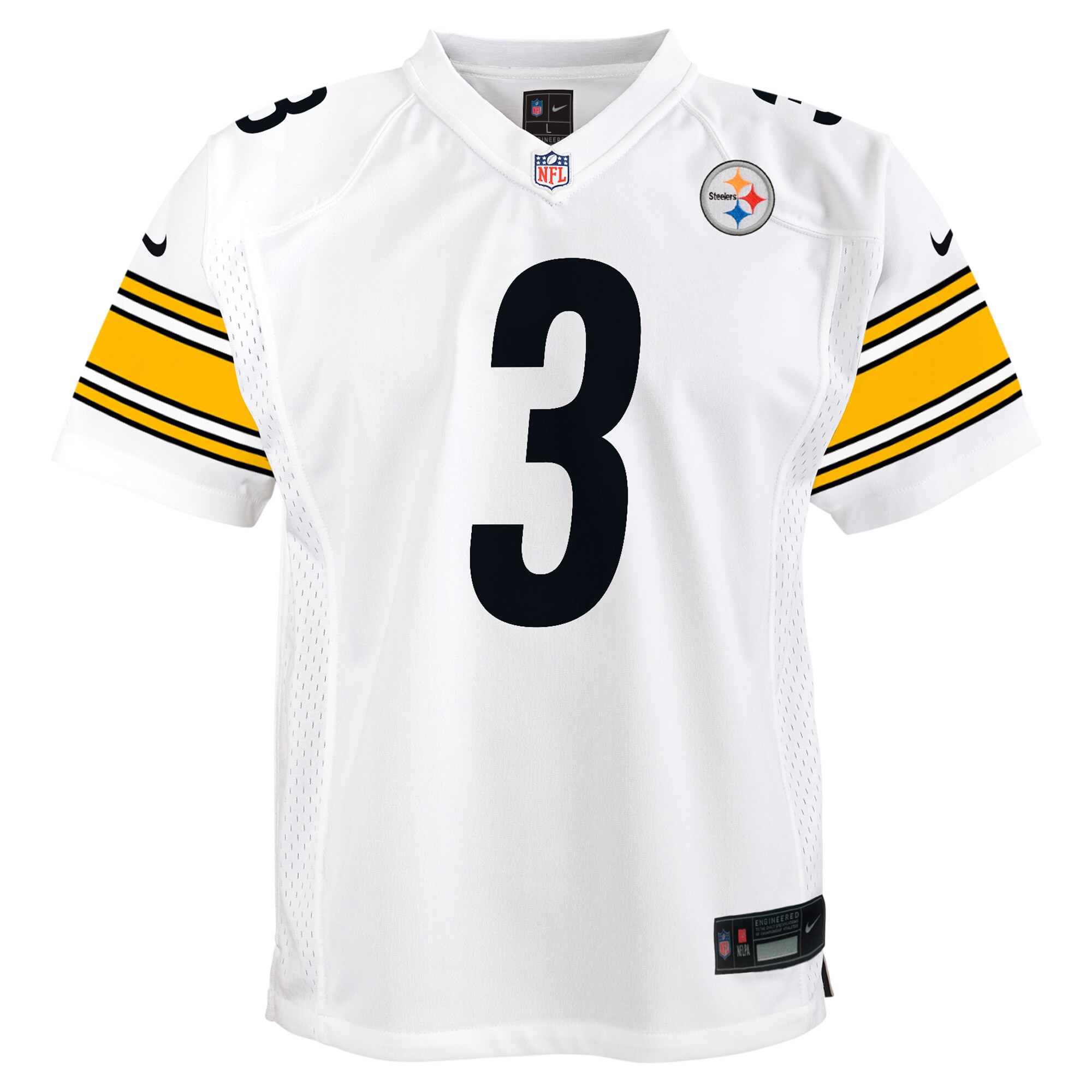 Russell Wilson Pittsburgh Steelers Youth Player Game Jersey - White