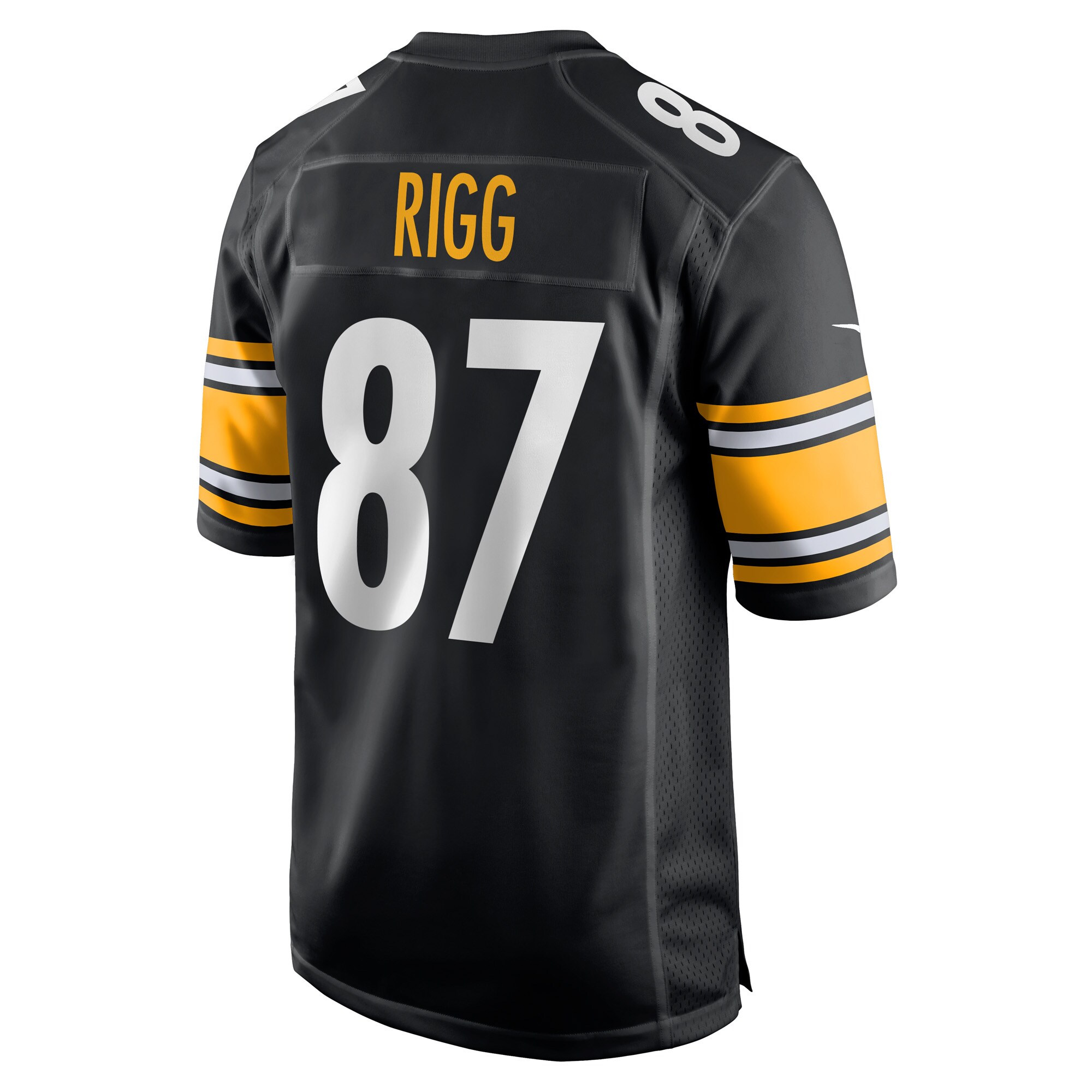 Justin Rigg Pittsburgh Steelers  Game Player Jersey - Black